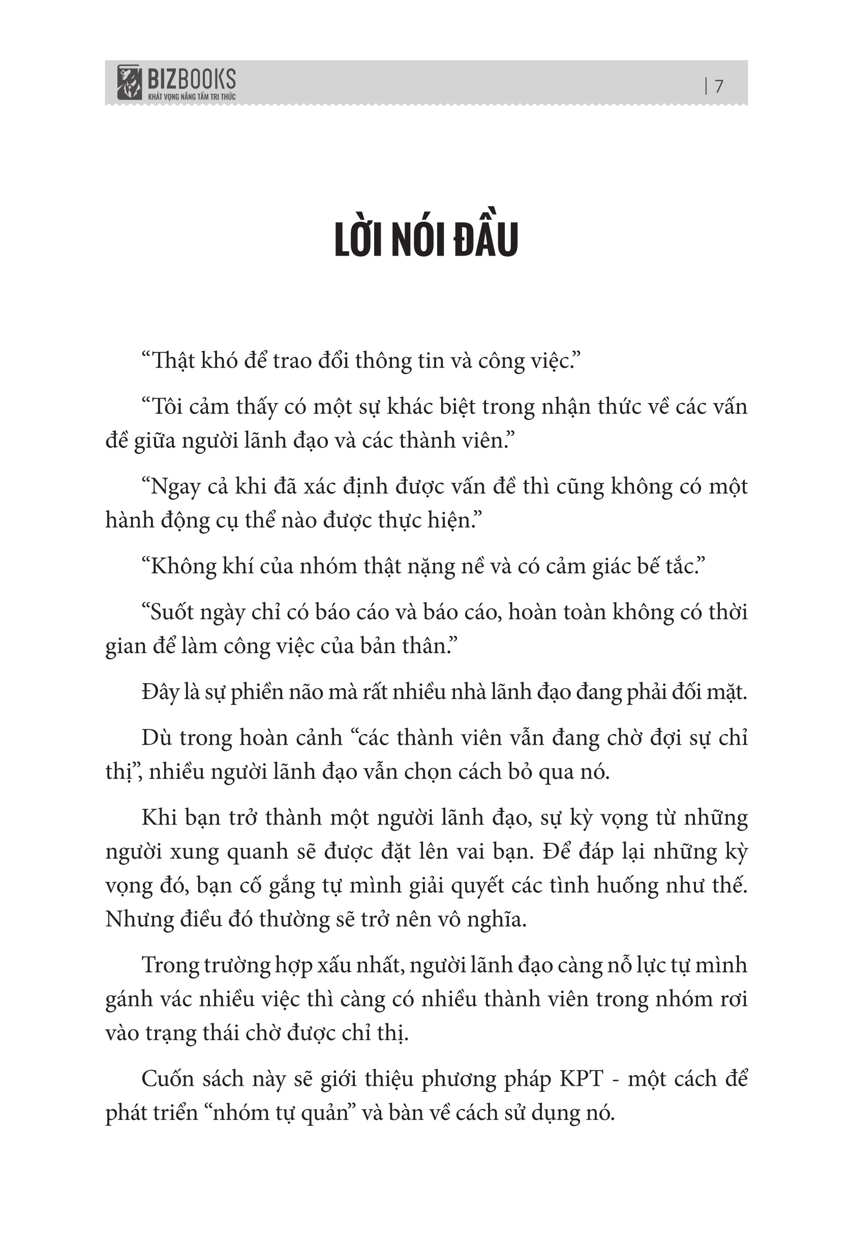 KPT - Bí Quyết Xây Dựng Đội Nhóm Tự Quản Đạt Hiệu Suất Cao (Tái Bản 2025)