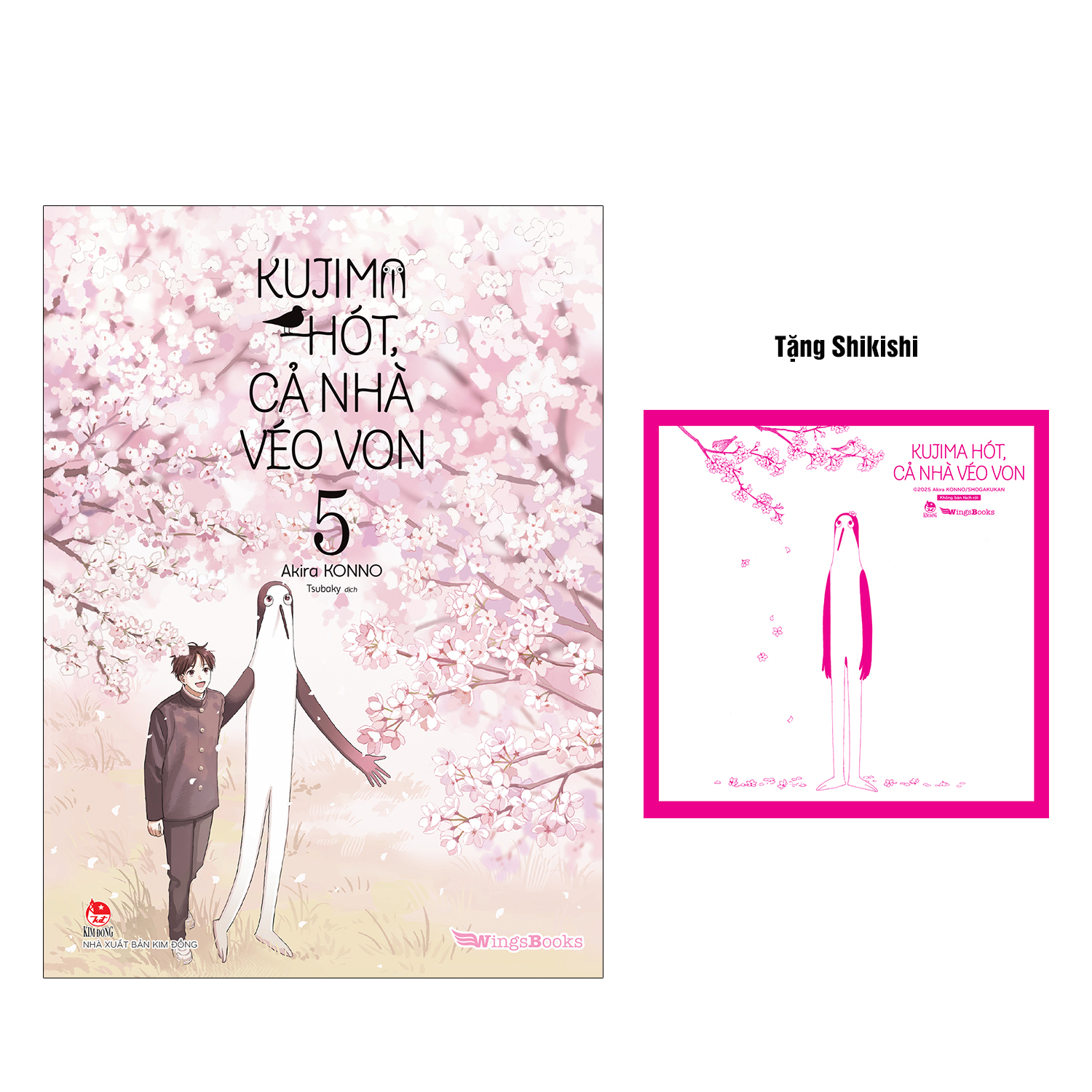 kujima hót, cả nhà véo von - tập 5 - tặng kèm shikishi