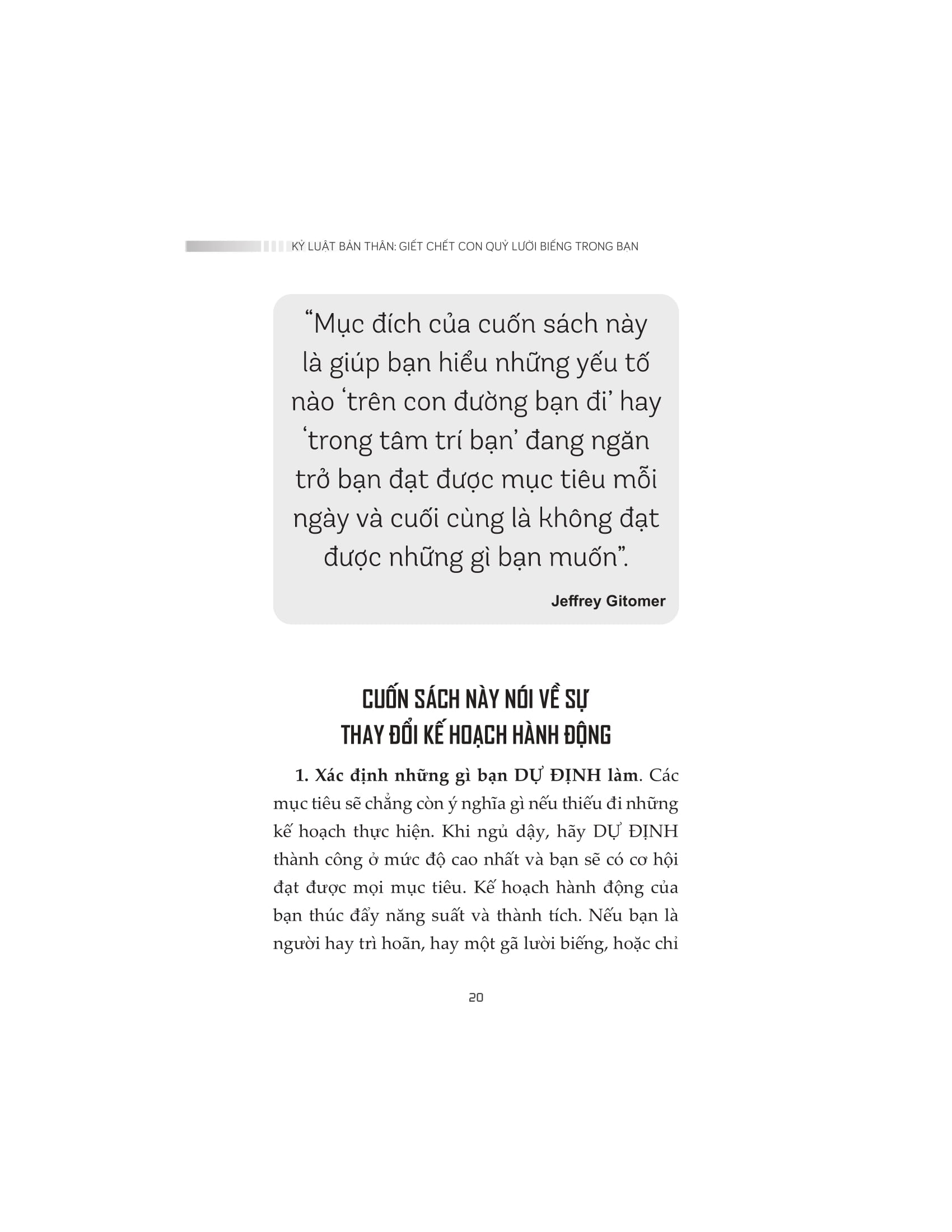 kỷ luật bản thân - giết chết con quỷ lười biếng trong bạn