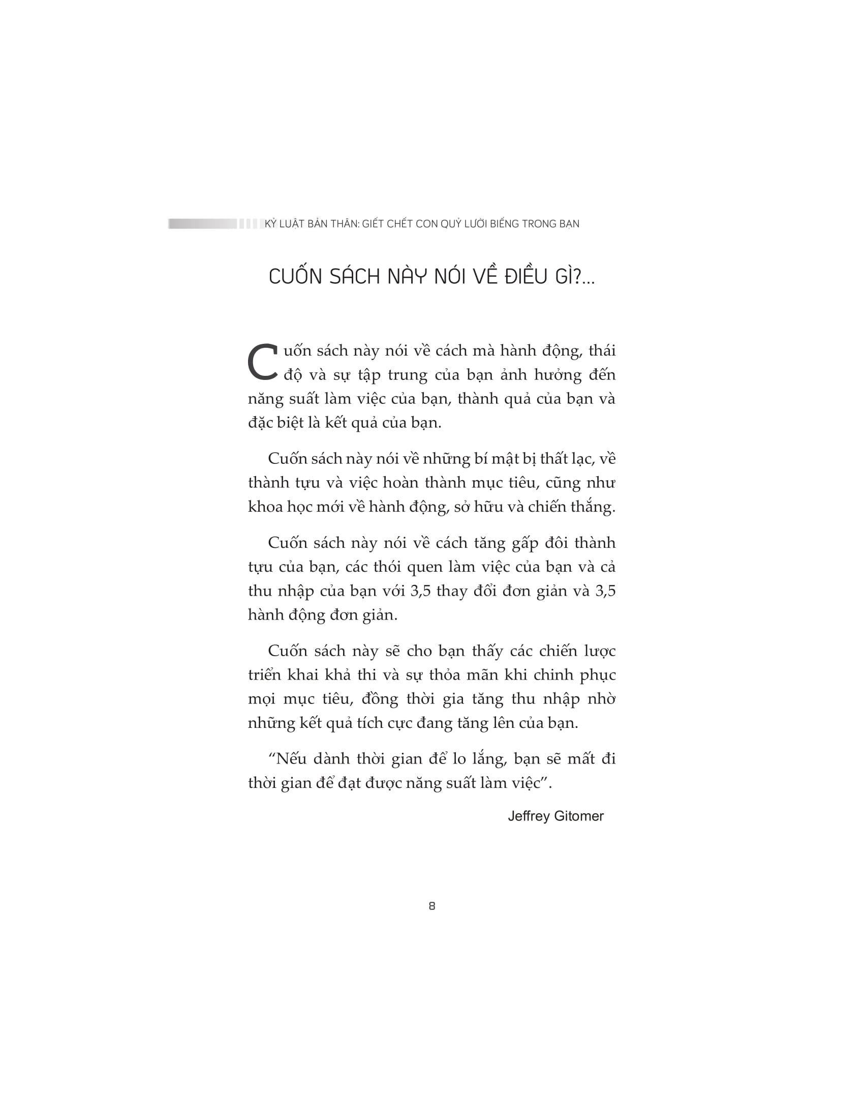 kỷ luật bản thân - giết chết con quỷ lười biếng trong bạn