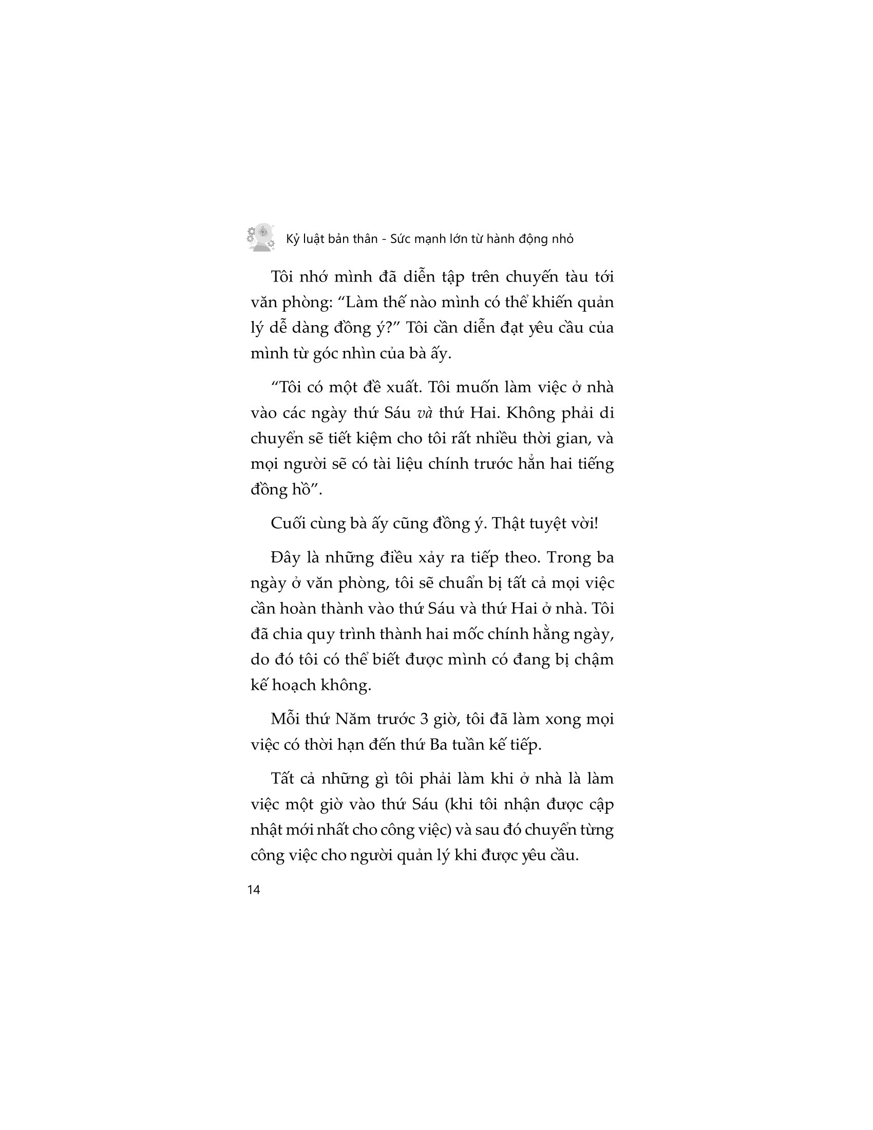 kỷ luật bản thân - sức mạnh lớn từ hành động nhỏ