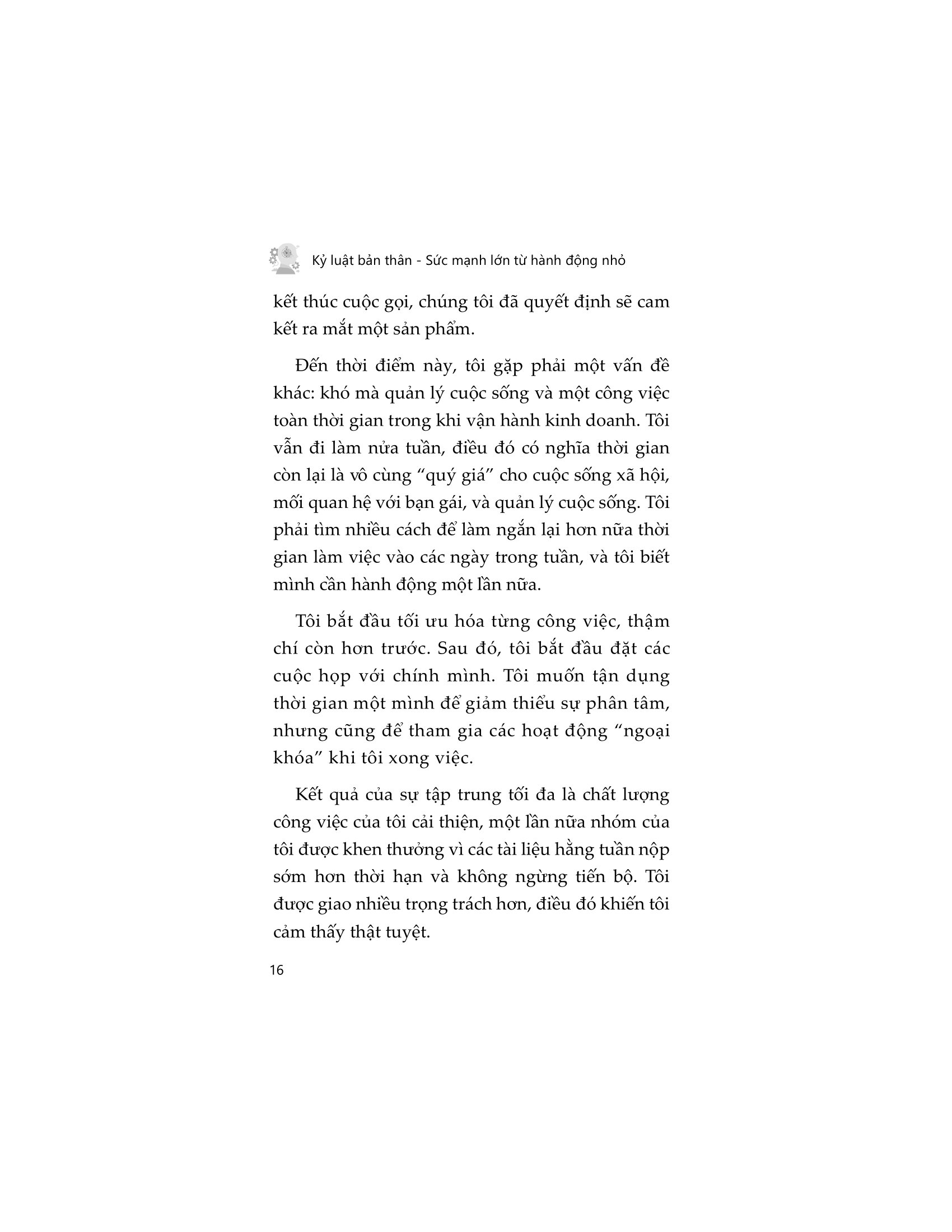 kỷ luật bản thân - sức mạnh lớn từ hành động nhỏ