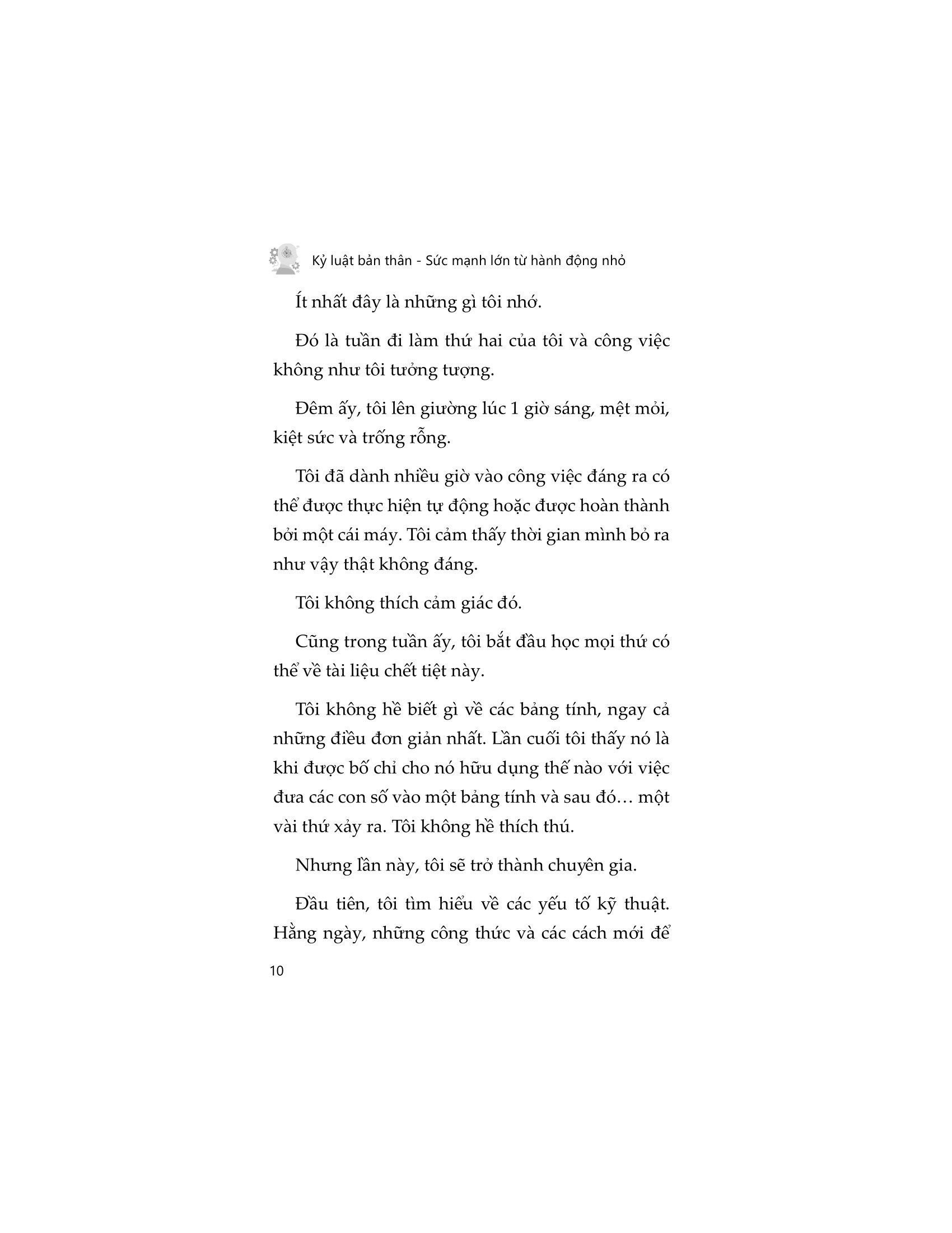 kỷ luật bản thân - sức mạnh lớn từ hành động nhỏ