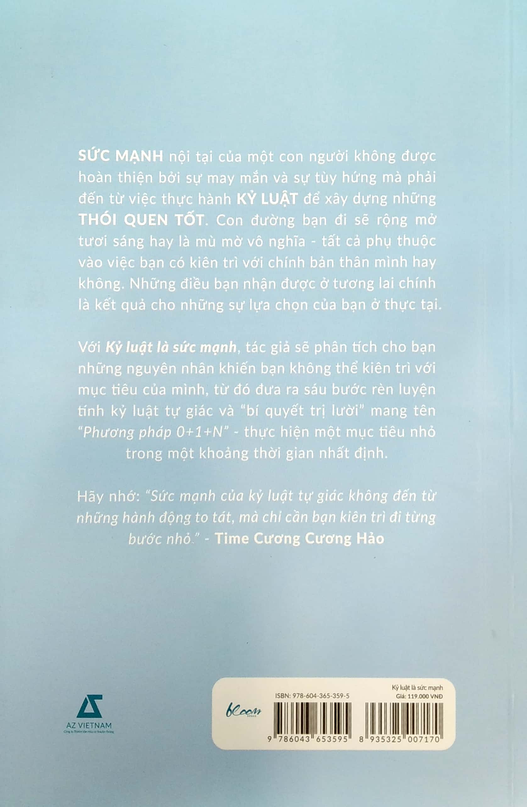 kỷ luật là sức mạnh