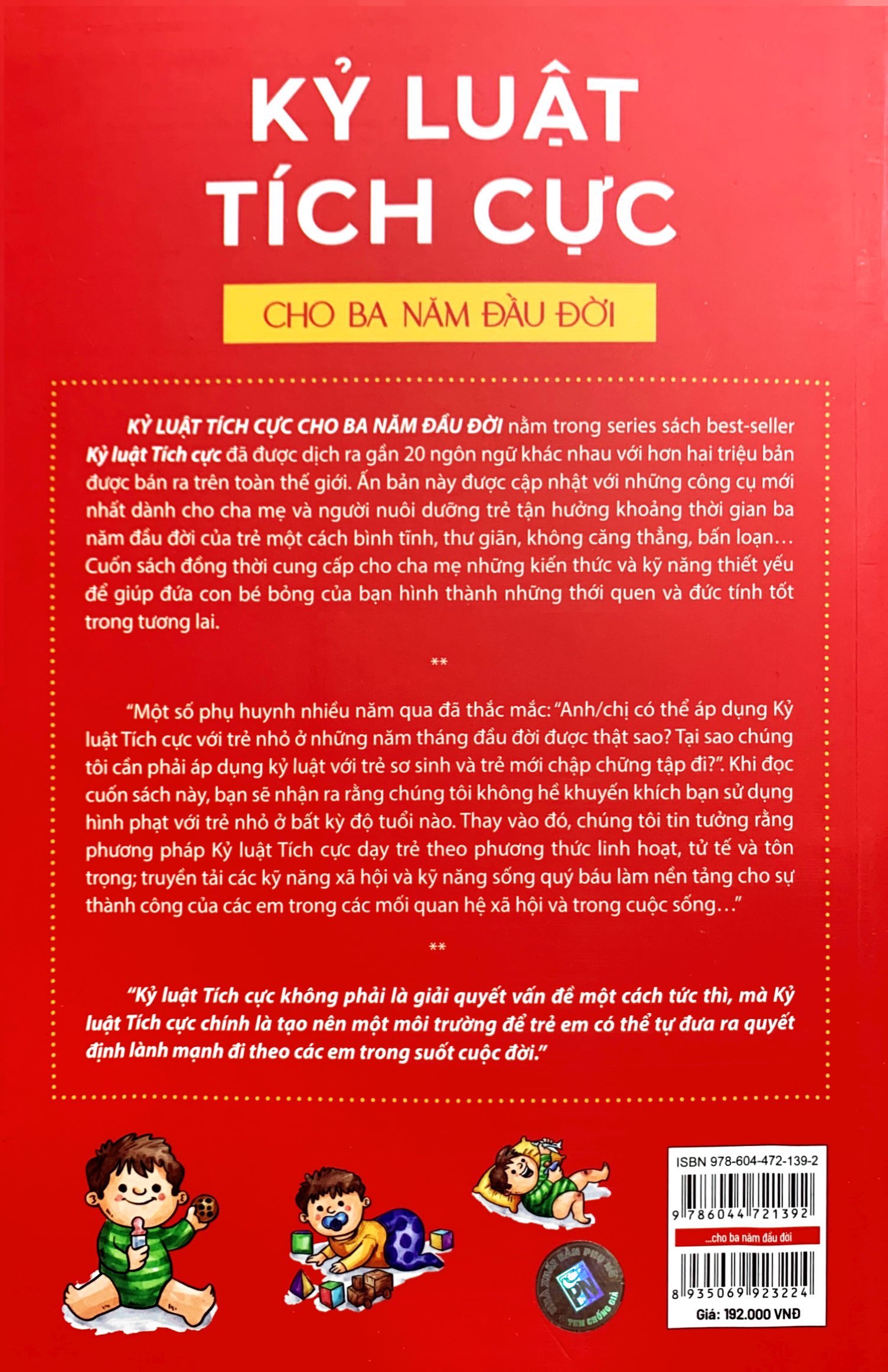 kỷ luật tích cực cho ba năm đầu đời