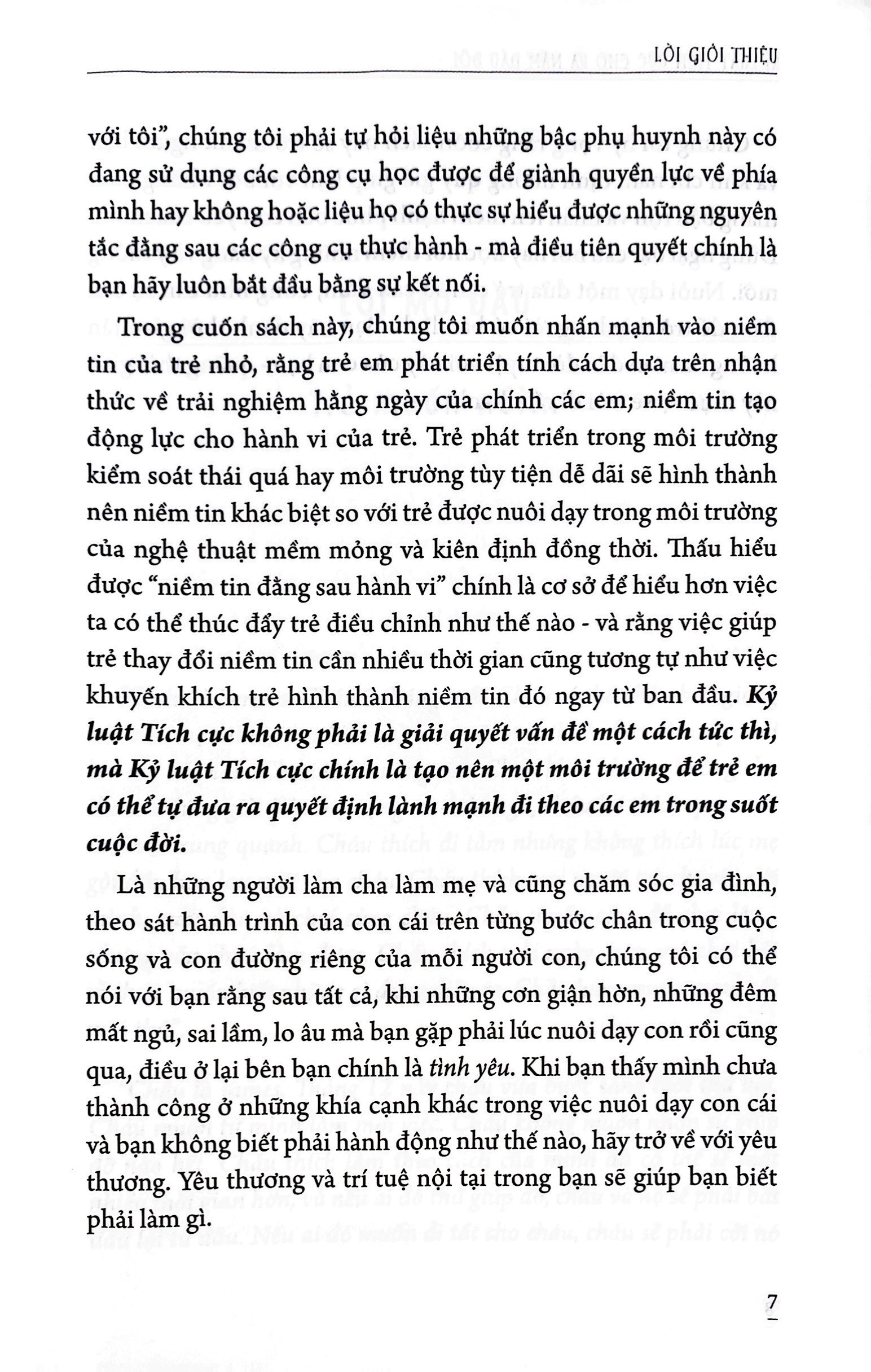 kỷ luật tích cực cho ba năm đầu đời