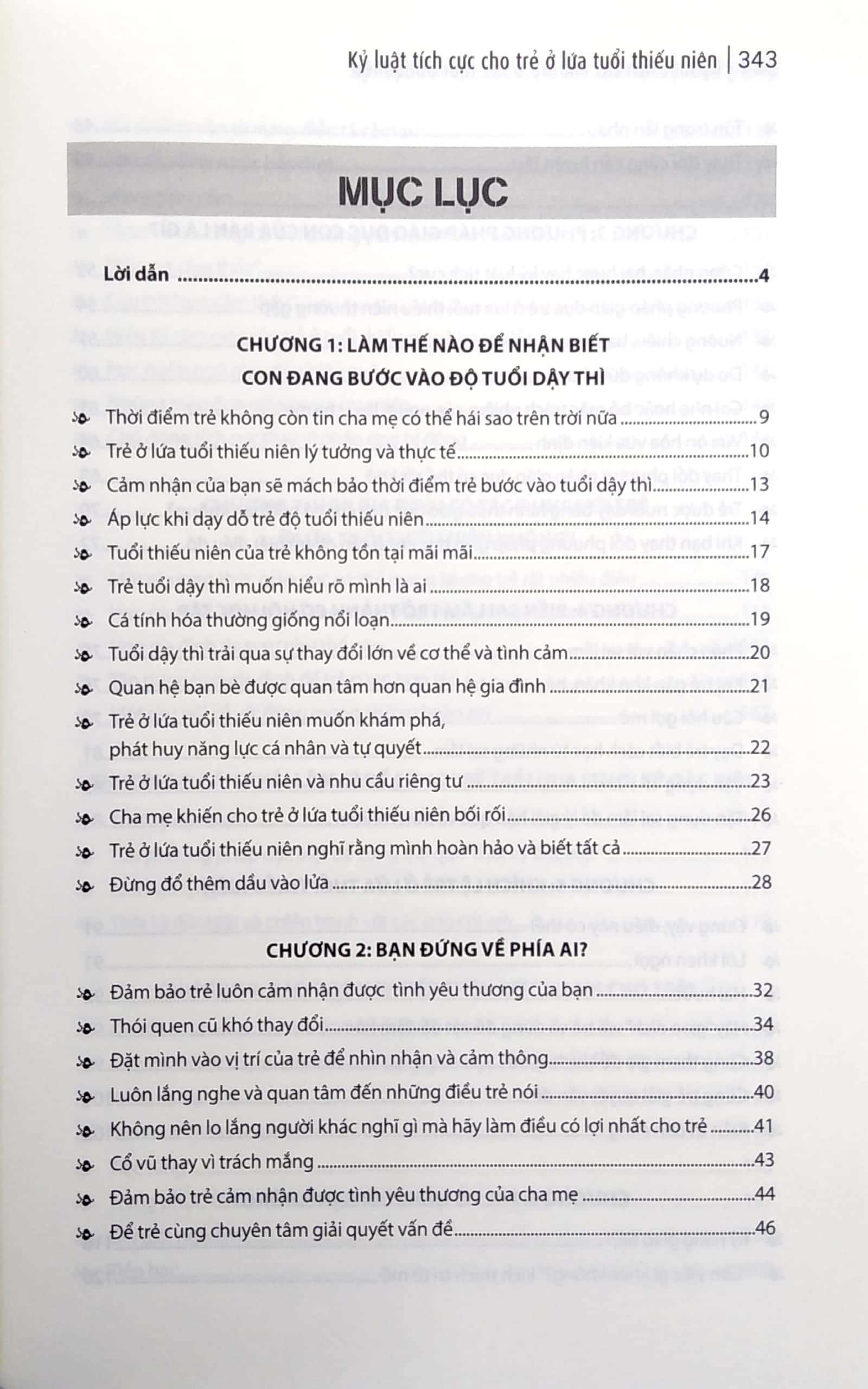 kỷ luật tích cực cho trẻ ở lứa tuổi thiếu niên