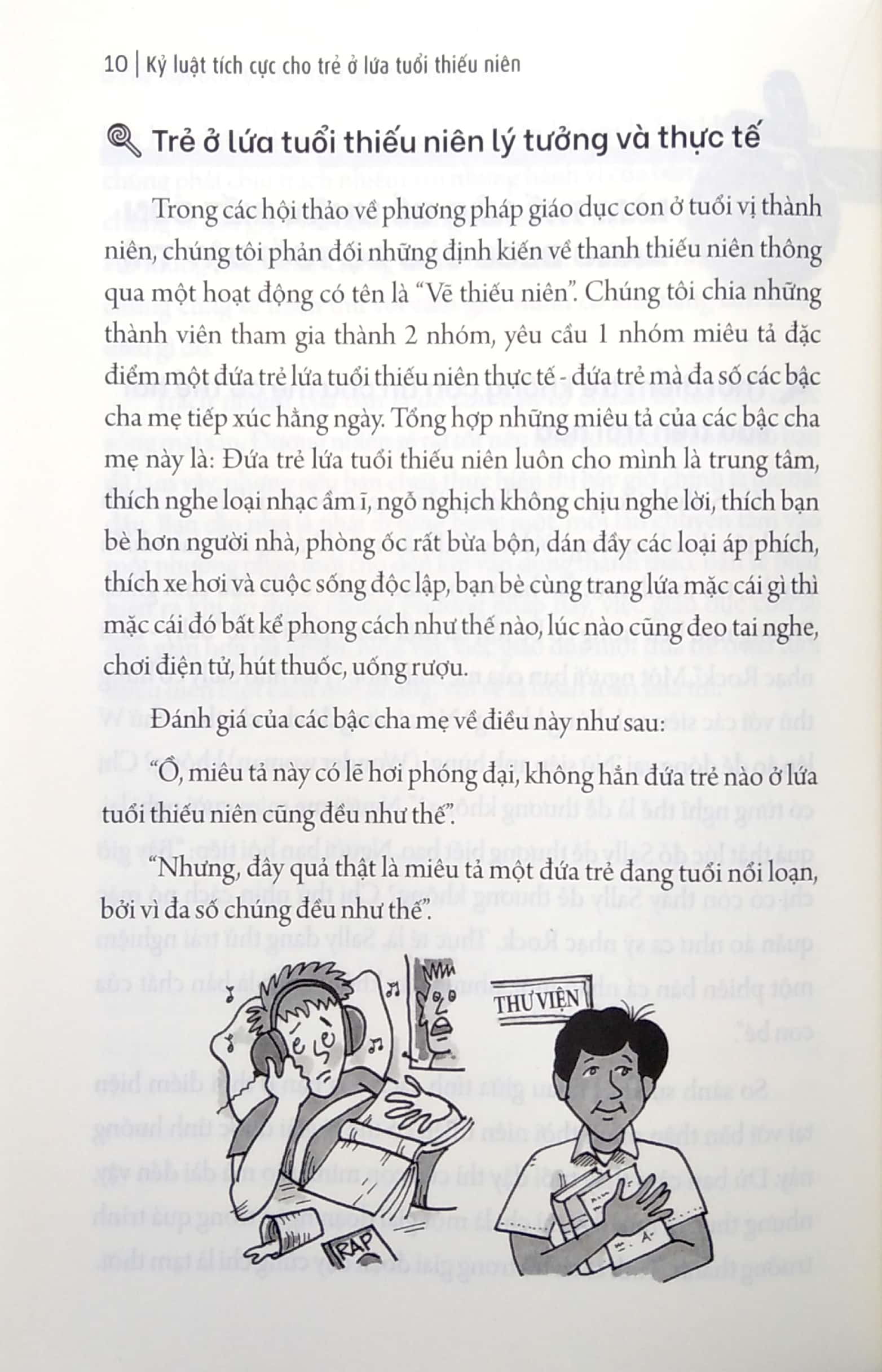 kỷ luật tích cực cho trẻ ở lứa tuổi thiếu niên