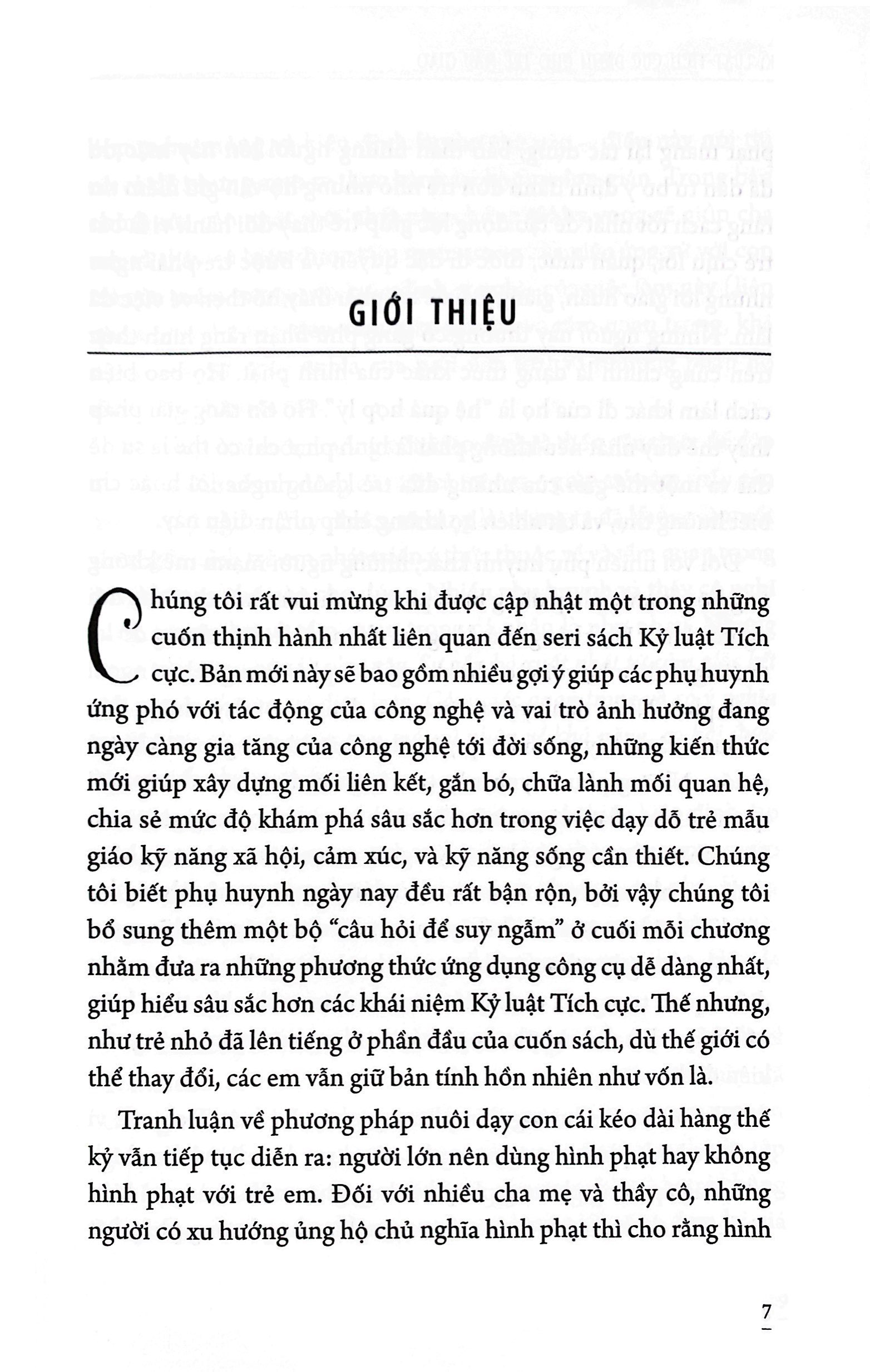 kỷ luật tích cực dành cho trẻ mẫu giáo