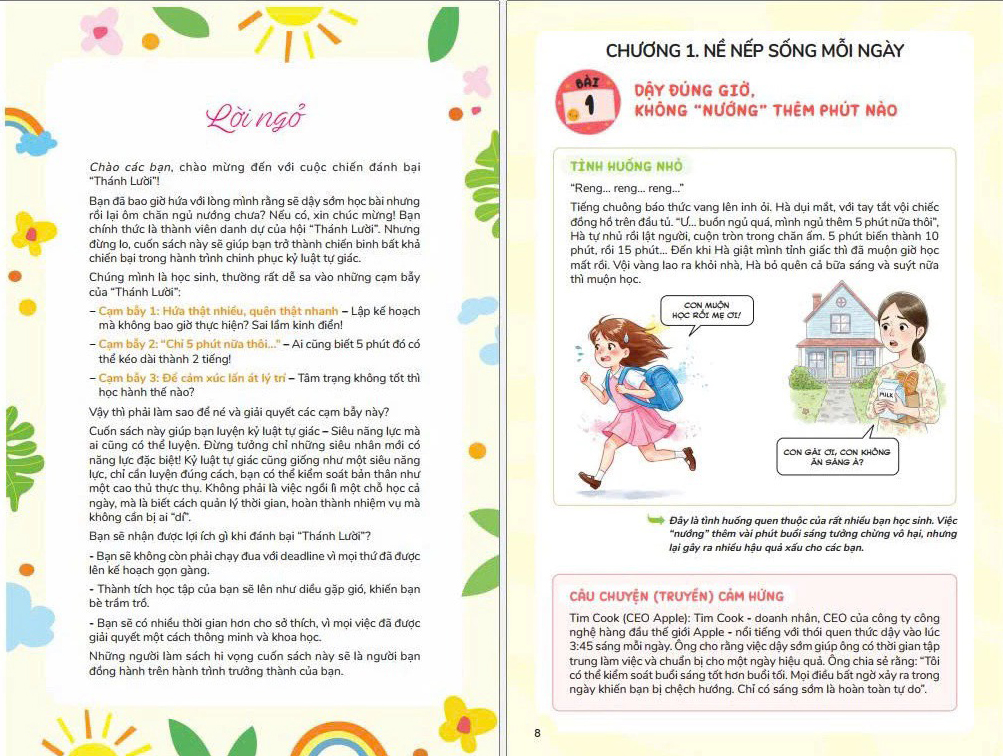 Kỷ Luật Tự Giác Cho Học Sinh - Hành Trình Đánh Bại "Thánh Lười" và Những Thói Quen Xấu