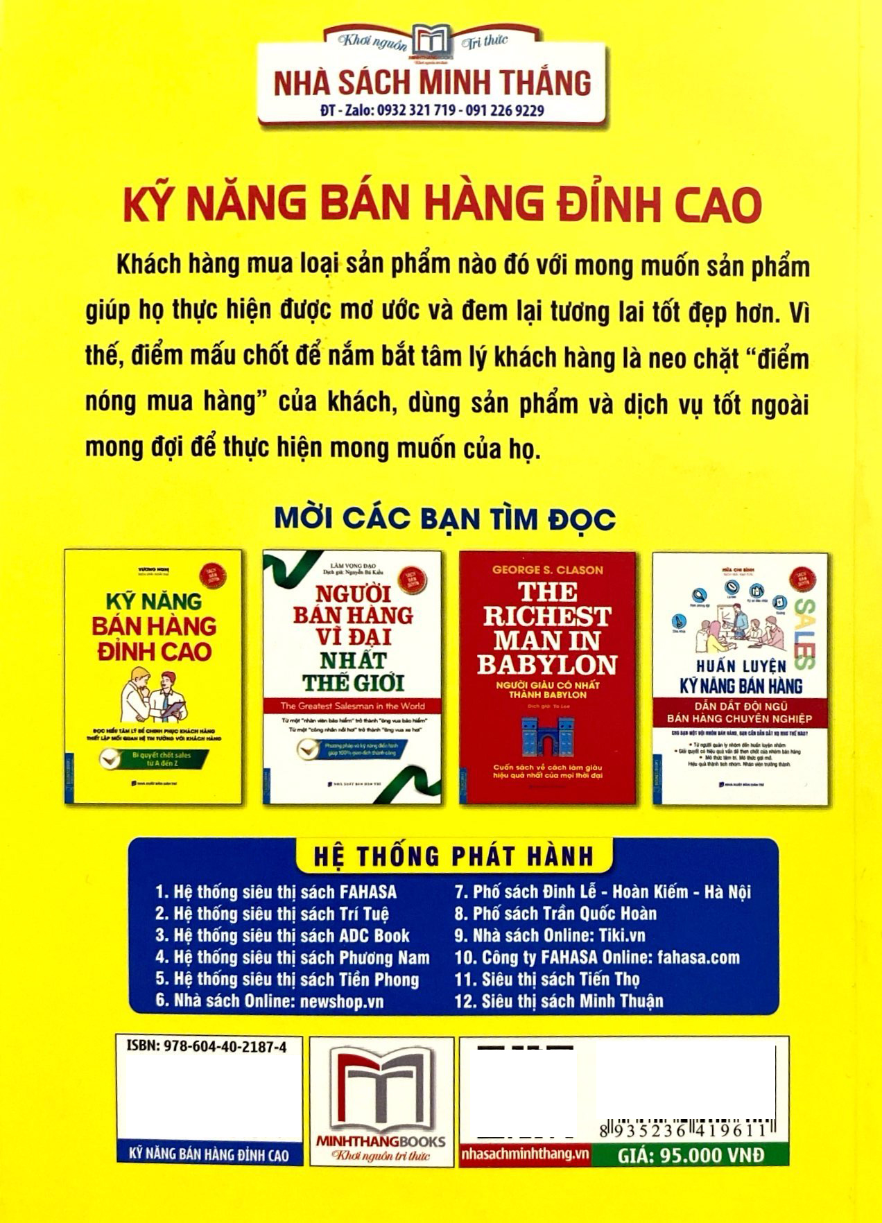 kỹ năng bán hàng đỉnh cao