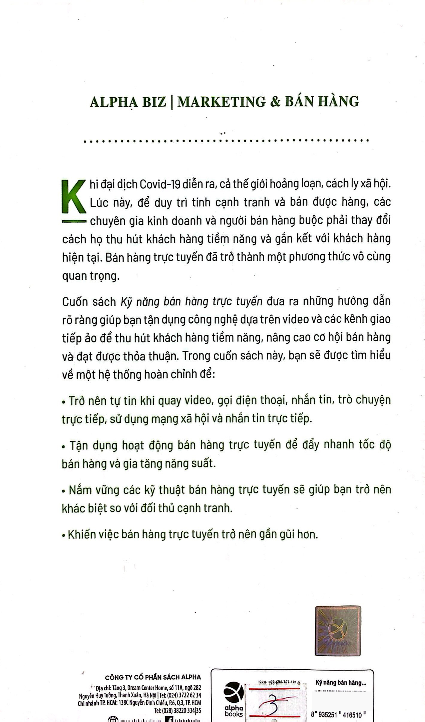 kỹ năng bán hàng trực tuyến