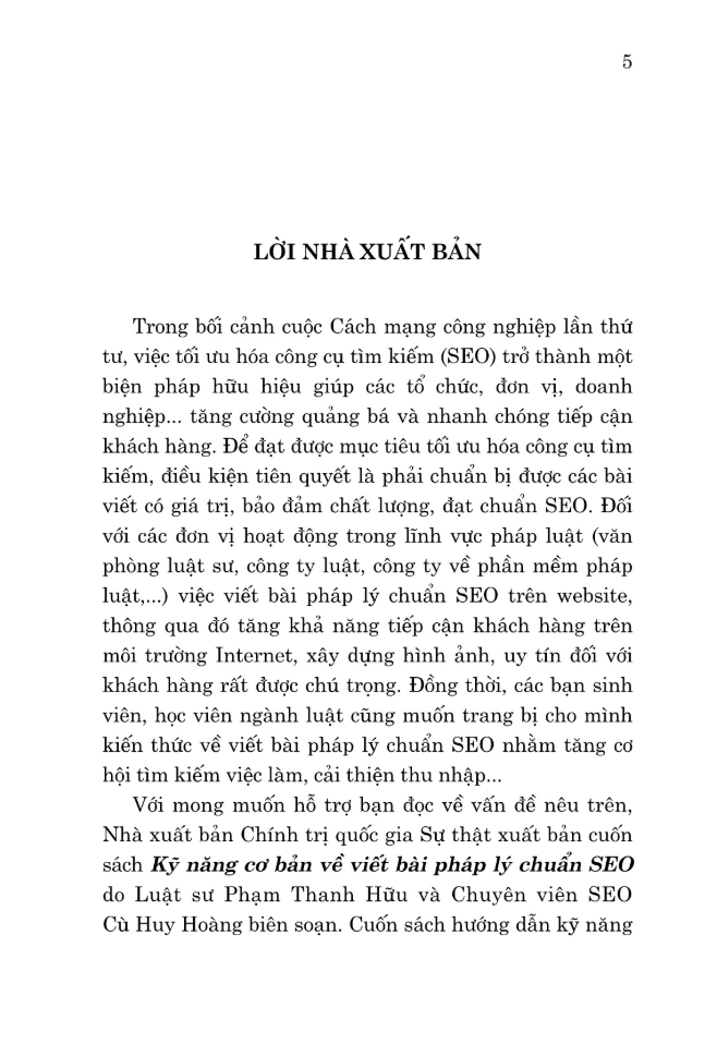 Ky Nang Co Ban Ve Viet Bai Phap Ly Chuan SEO