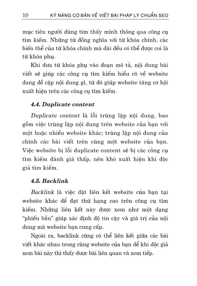 Ky Nang Co Ban Ve Viet Bai Phap Ly Chuan SEO