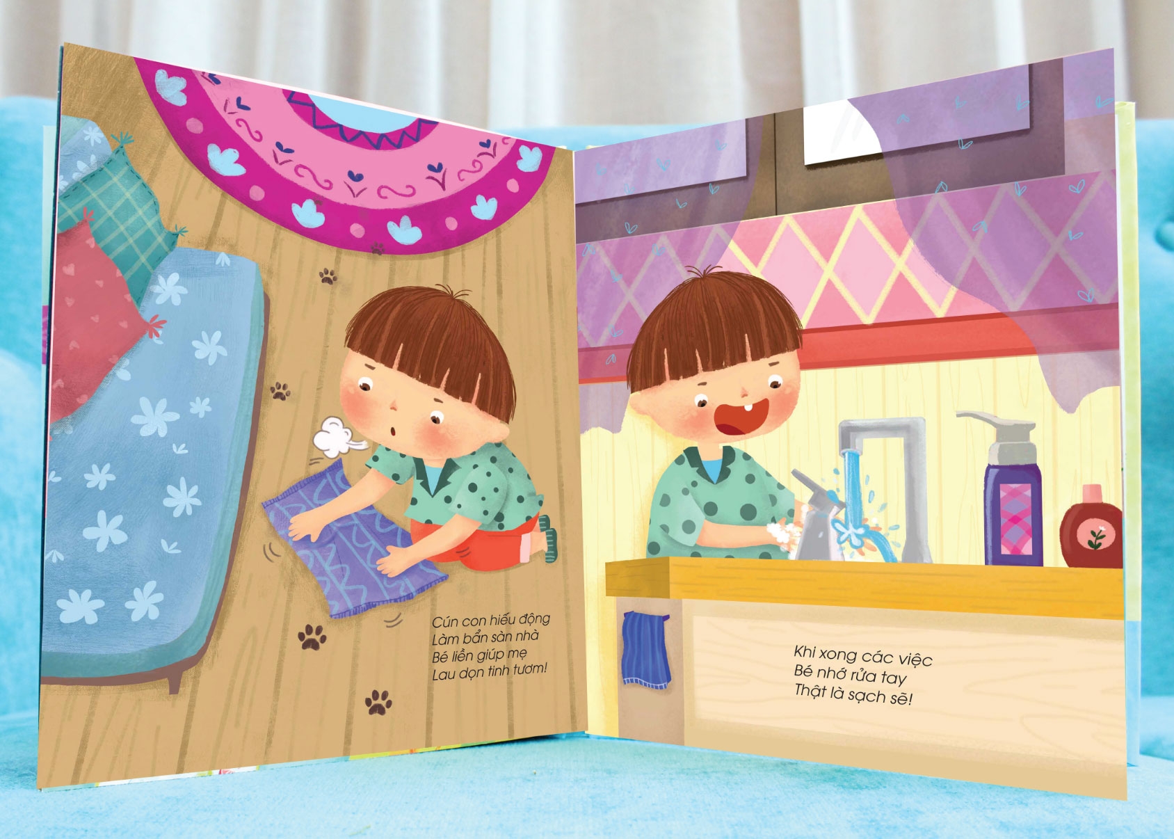 kỹ năng đầu đời cho bé - làm việc nhà, dễ thôi mà! (giúp trẻ biết tự lập, biết giúp đỡ bố mẹ)