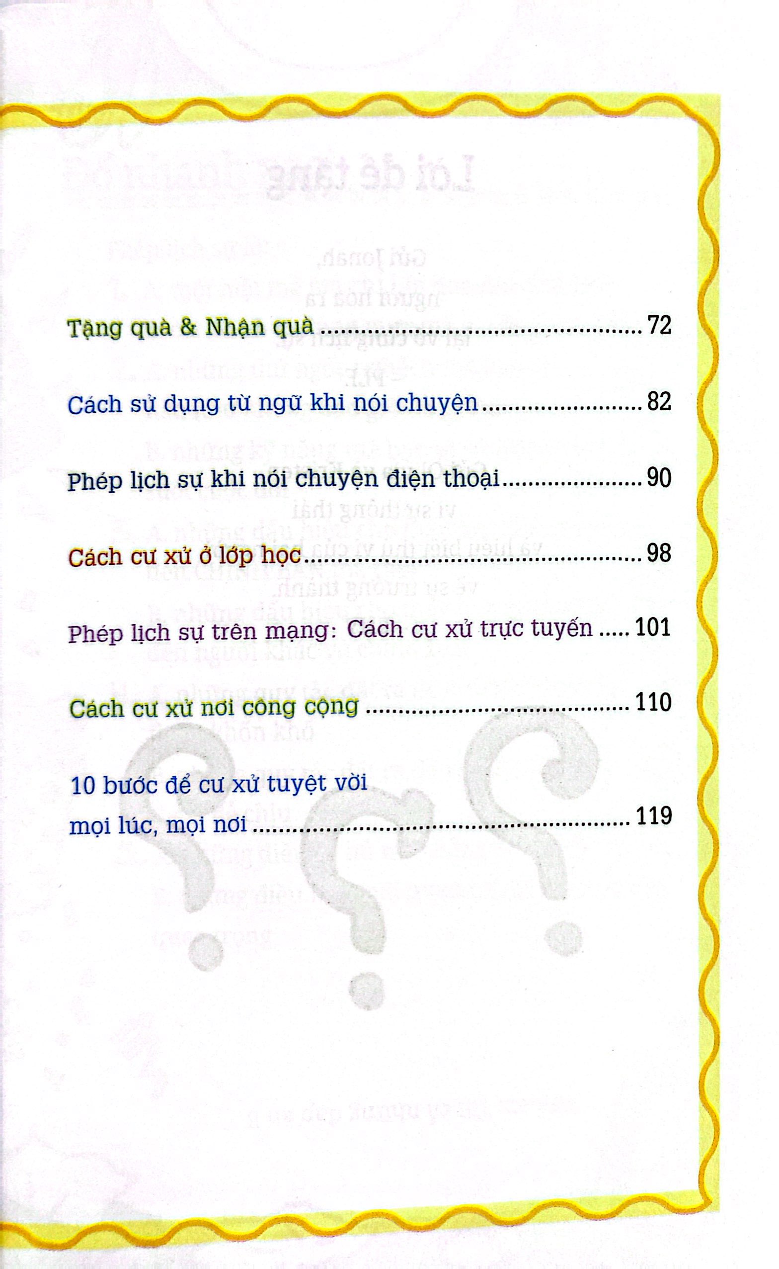kỹ năng học đường - cư xử đúng mực ư? chuyện nhỏ!