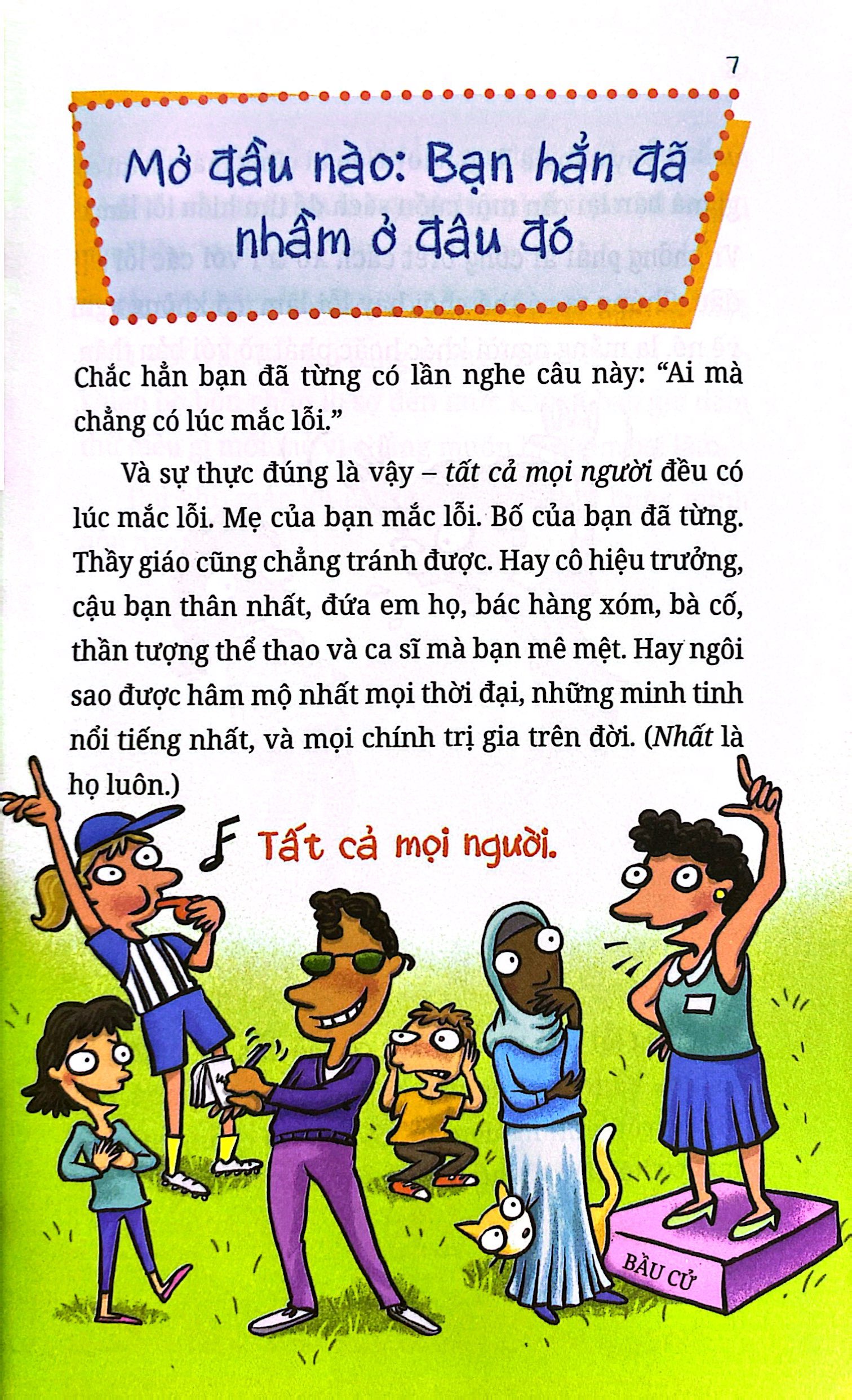 kỹ năng học đường - mắc lỗi ư? đừng sợ!