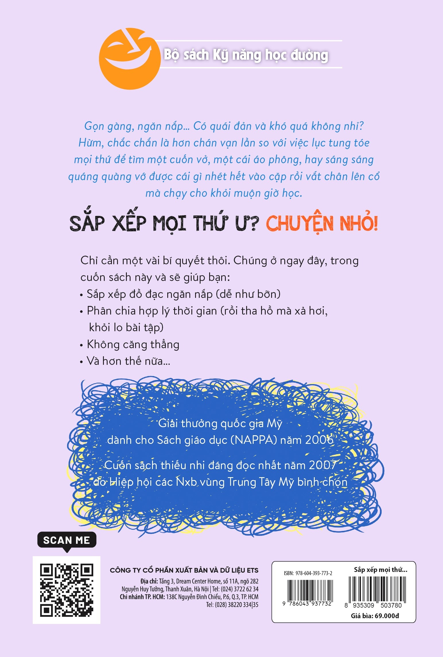 kỹ năng học đường - sắp xếp mọi thứ ư? chuyện nhỏ! (tái bản 2023)