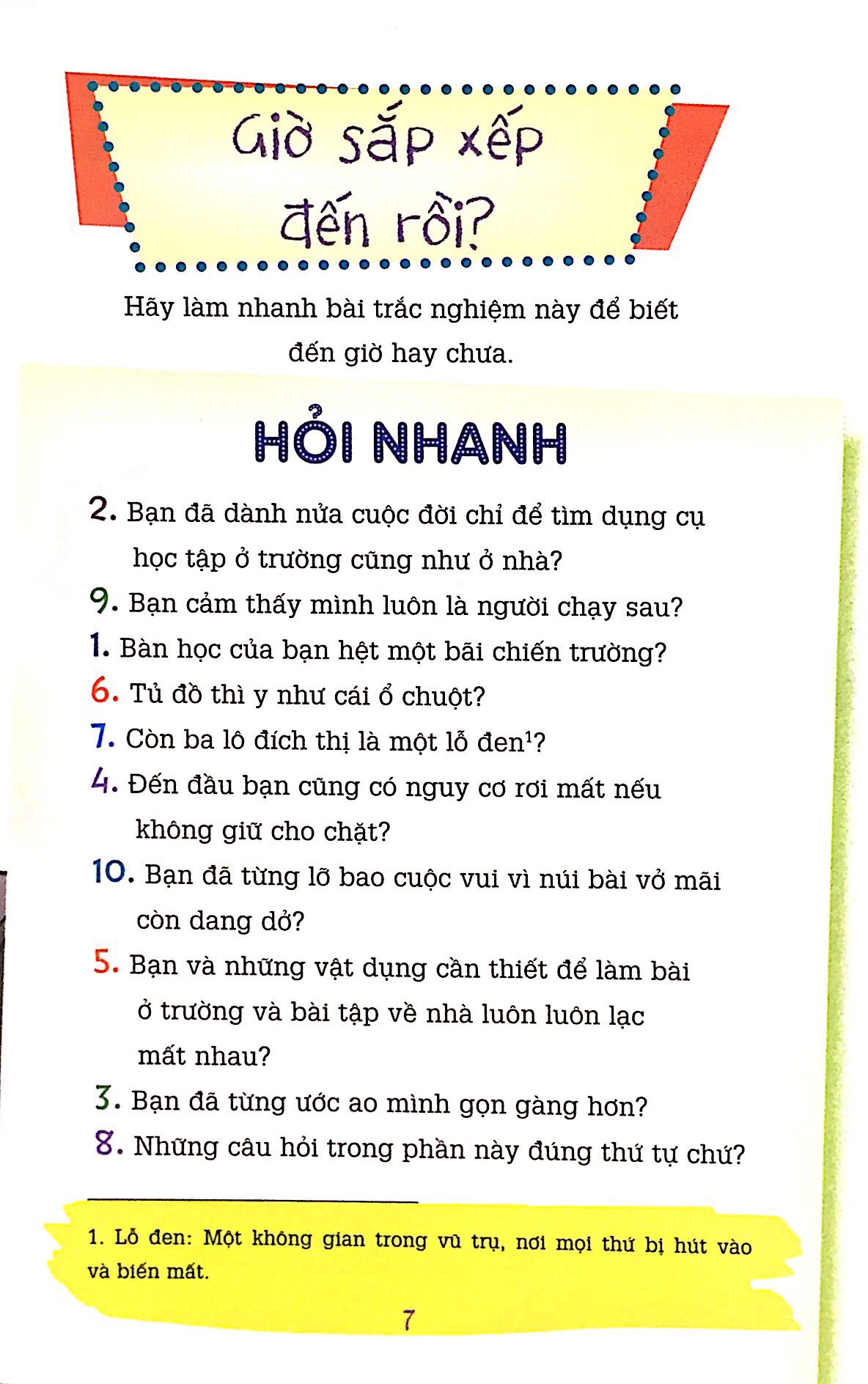 kỹ năng học đường - sắp xếp mọi thứ ư? chuyện nhỏ! (tái bản 2023)