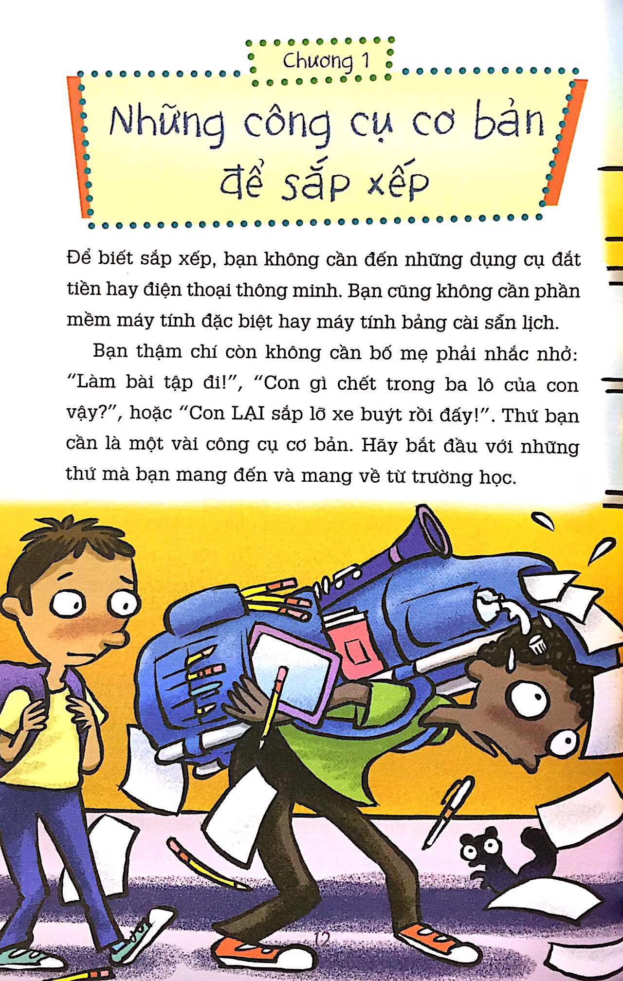 kỹ năng học đường - sắp xếp mọi thứ ư? chuyện nhỏ! (tái bản 2023)