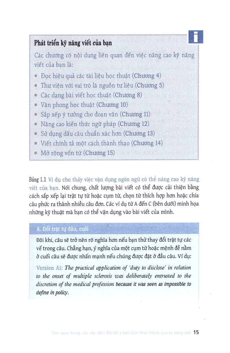 kỹ năng làm bài viết ở đại học