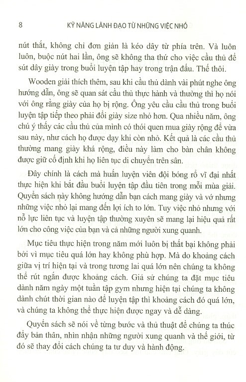 kỹ năng lãnh đạo từ những việc nhỏ