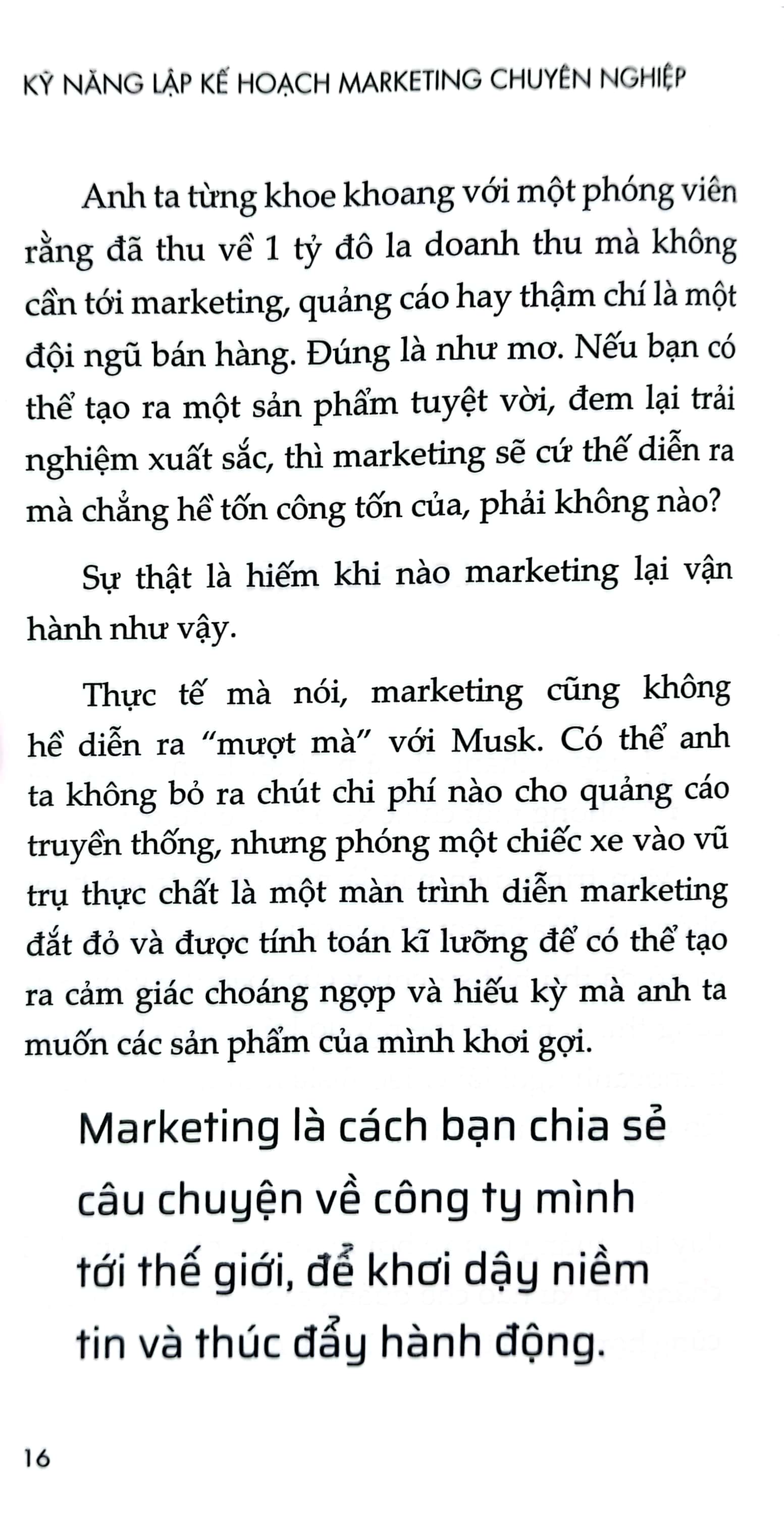 kỹ năng lập kế hoạch marketing chuyên nghiệp