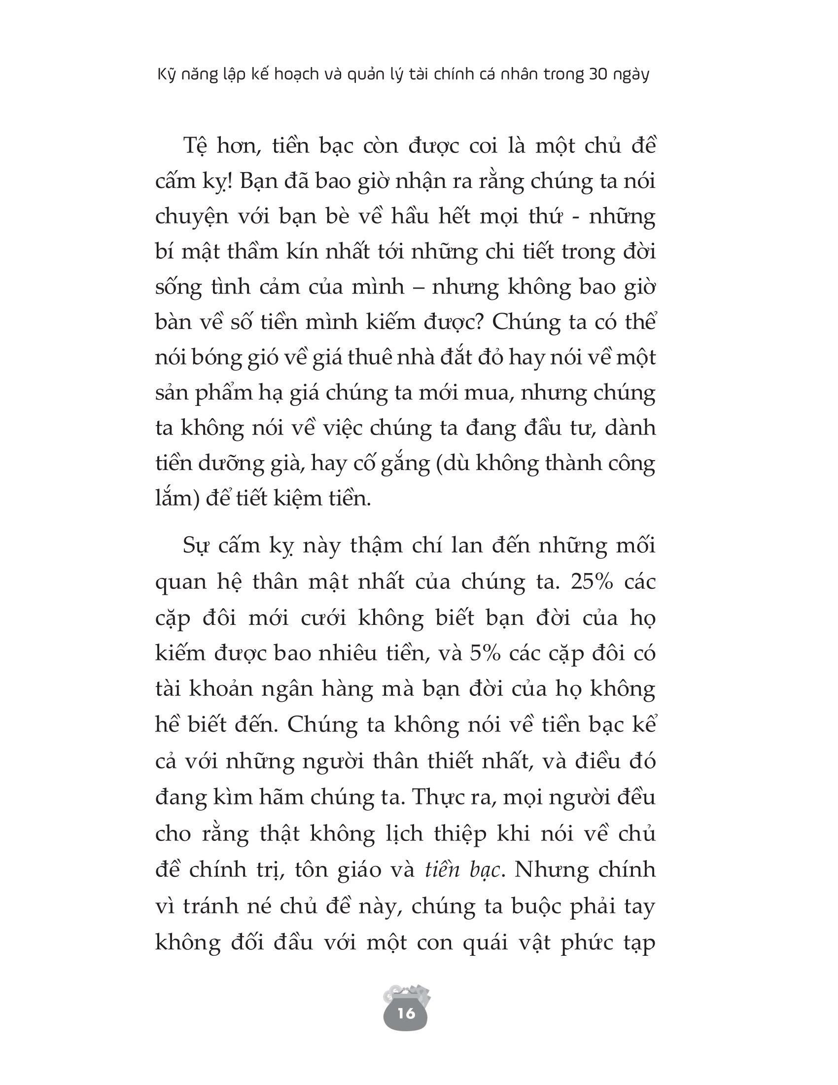 kỹ năng lập kế hoạch và quản lý tài chính cá nhân trong 30 ngày