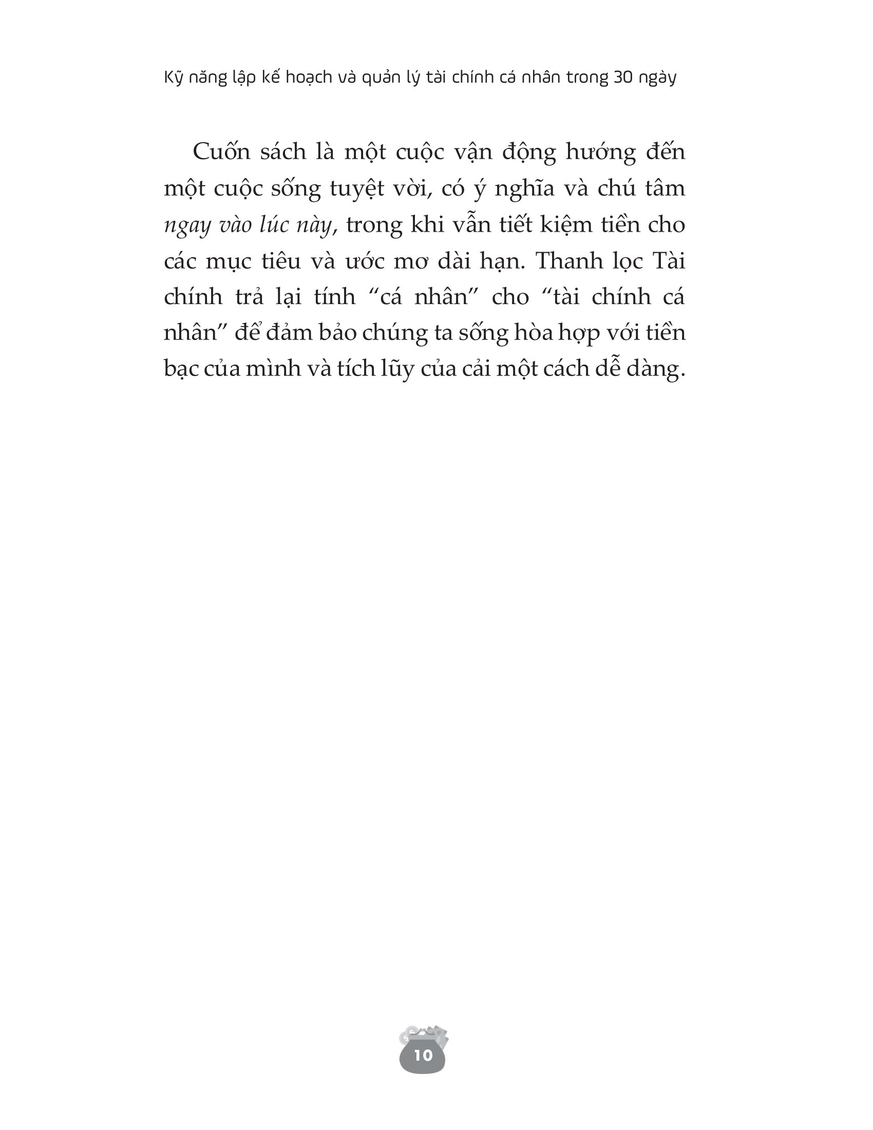 kỹ năng lập kế hoạch và quản lý tài chính cá nhân trong 30 ngày