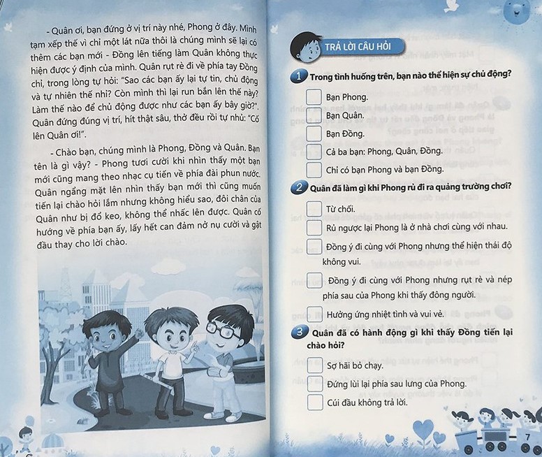 kỹ năng ở nơi công cộng cho học sinh tiểu học