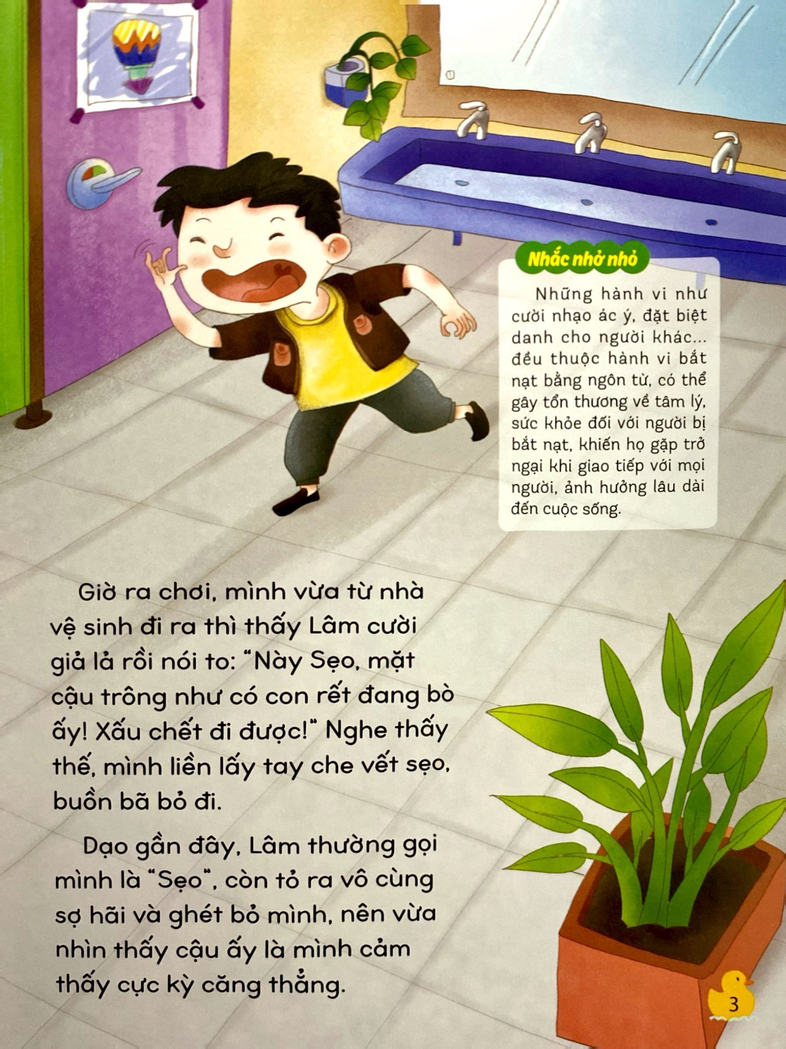 kỹ năng phòng tránh bắt nạt và bạo lực học đường - mình không thích bị cười nhạo