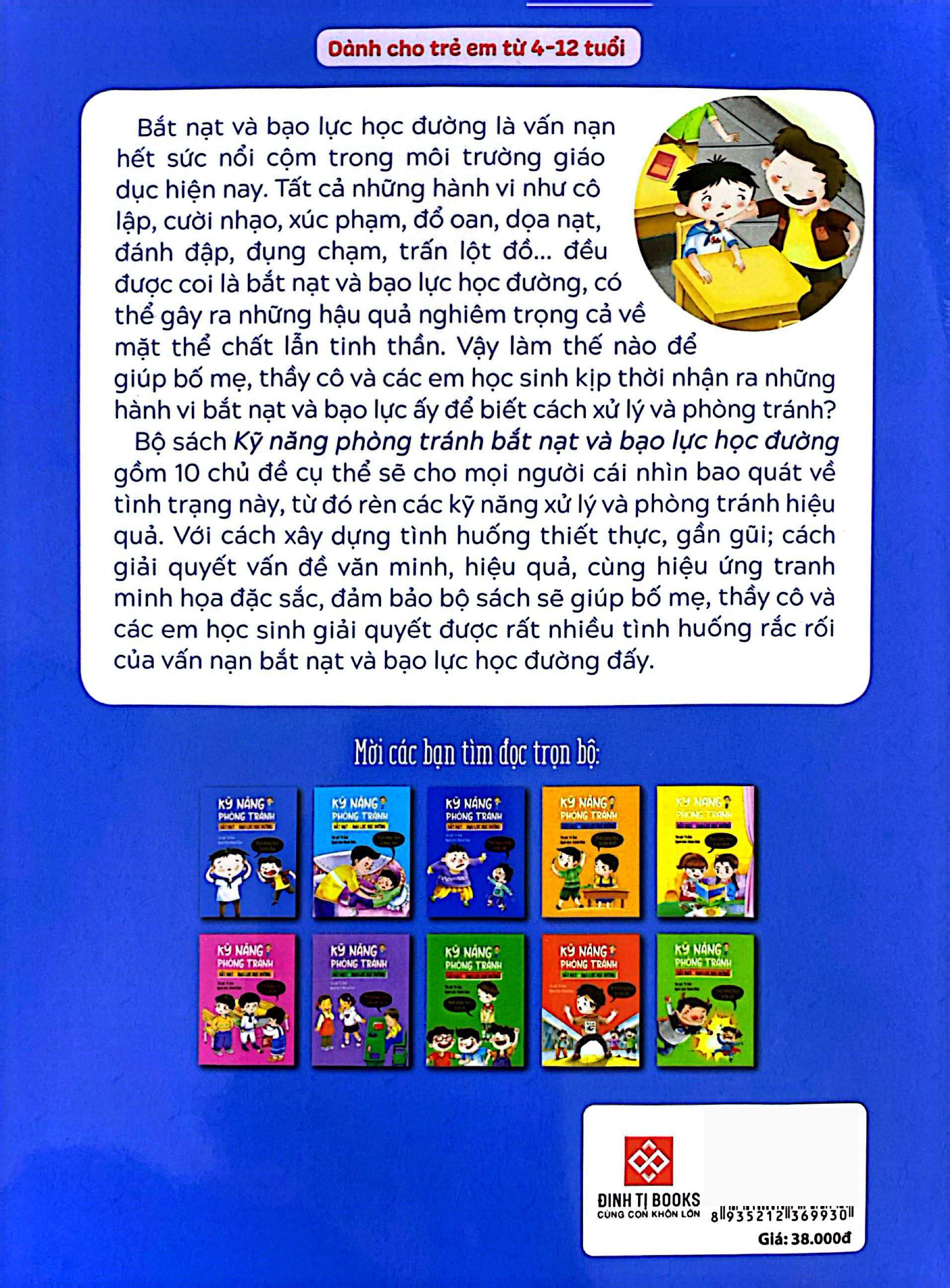 kỹ năng phòng tránh bắt nạt và bạo lực học đường - mình không thích bị cười nhạo