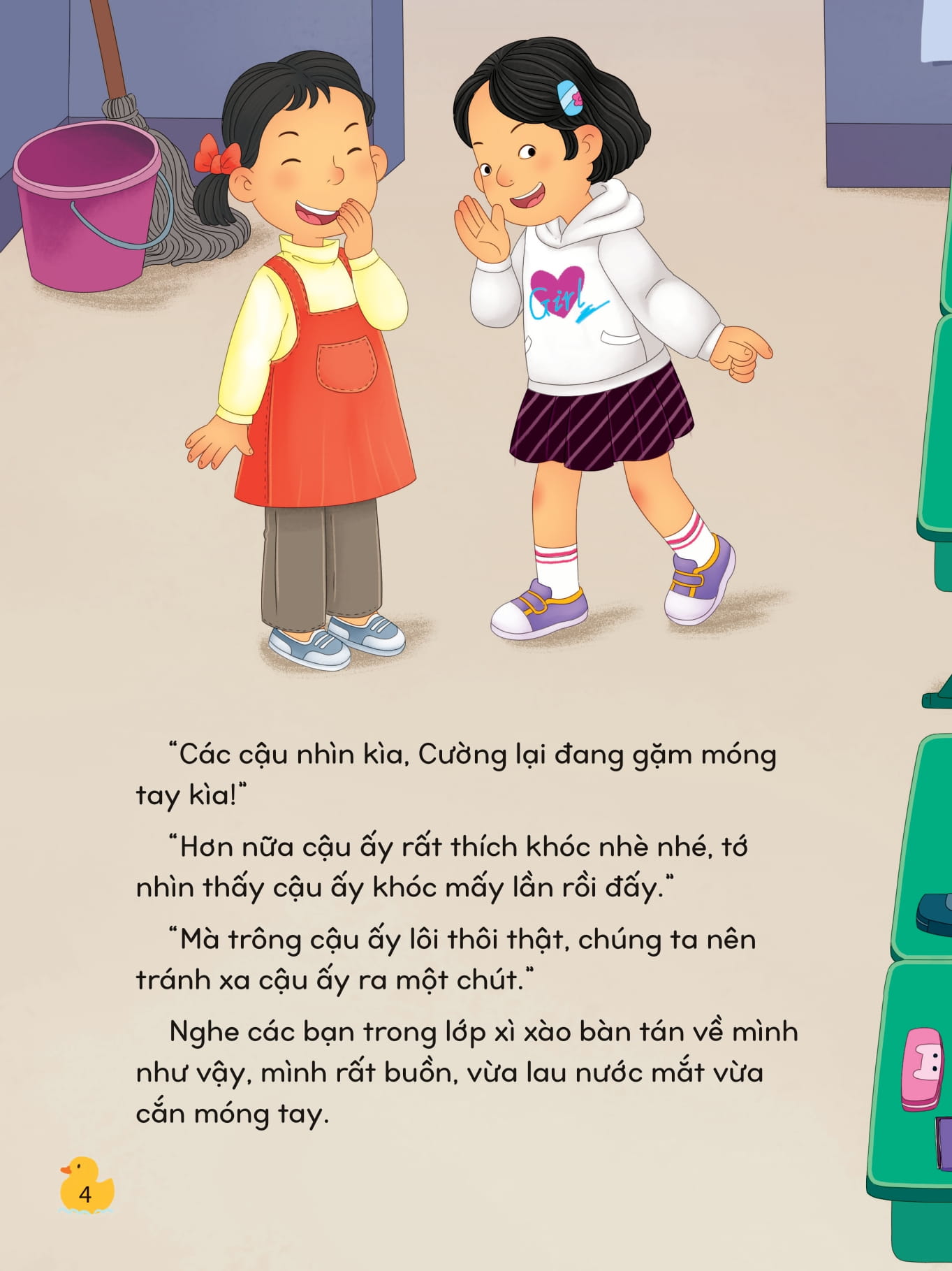 kỹ năng phòng tránh bắt nạt và bạo lực học đường - mình không thích bị phân biệt đối xử