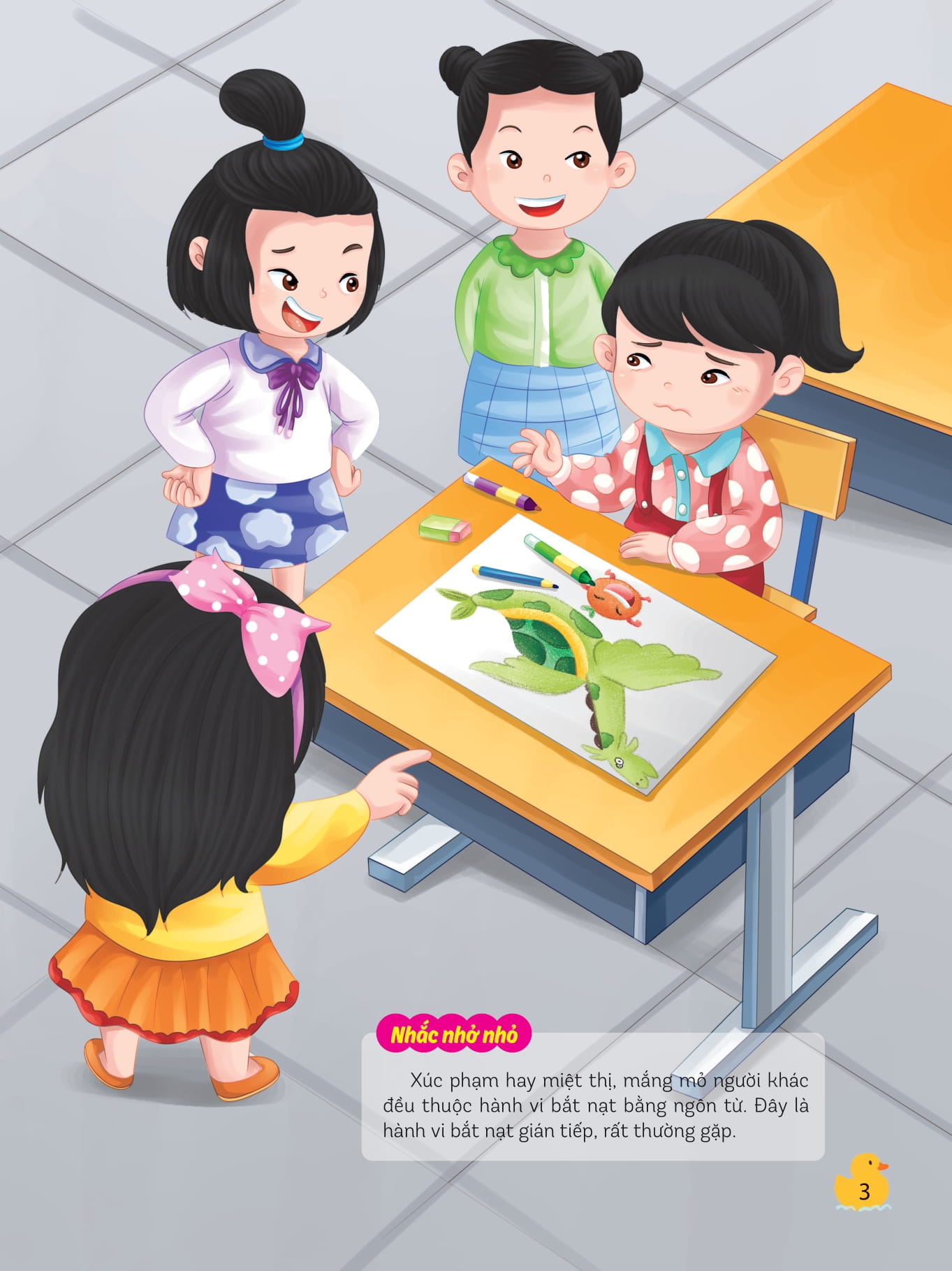 kỹ năng phòng tránh bắt nạt và bạo lực học đường - mình không thích bị xúc phạm