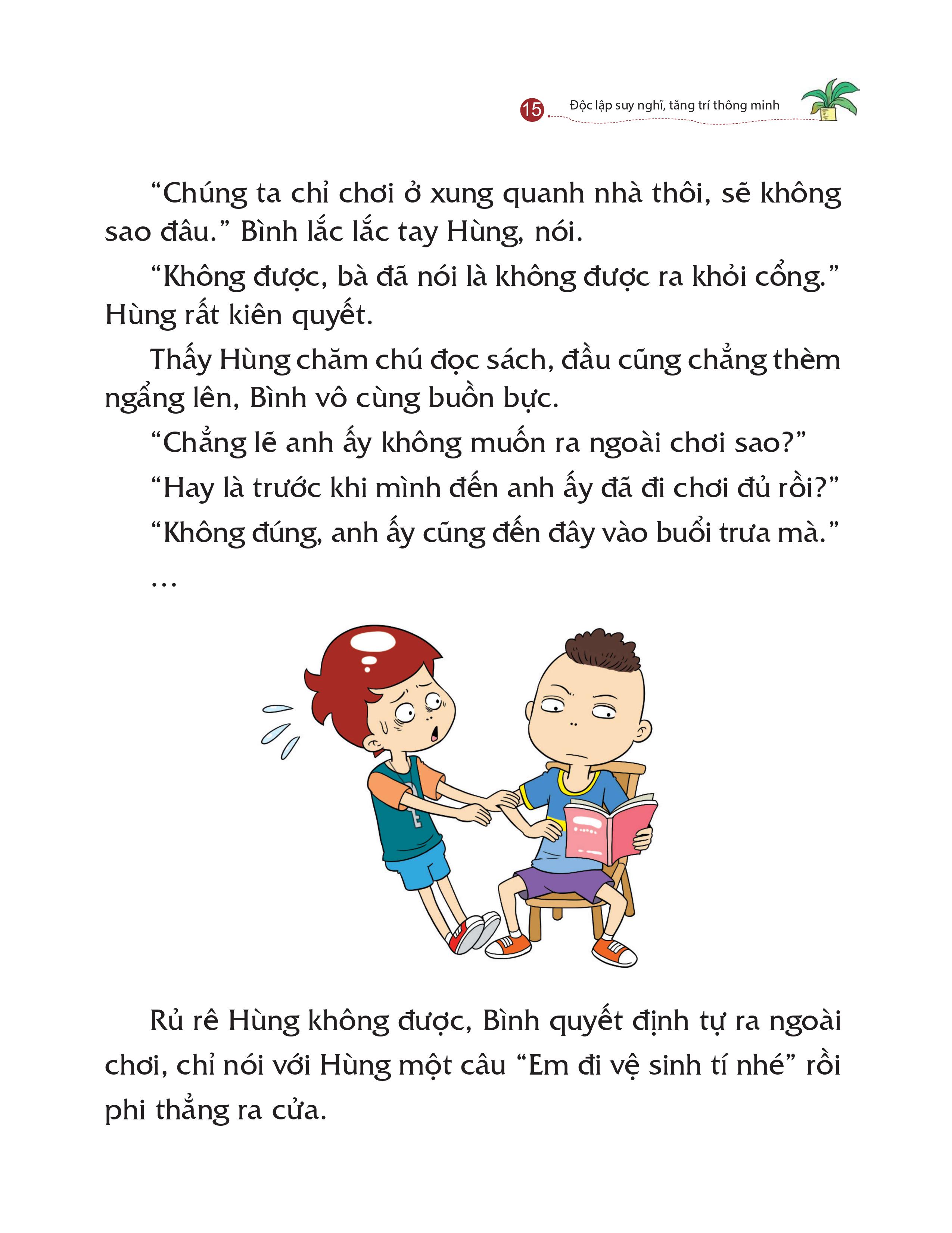 kỹ năng quản lý bản thân - độc lập suy nghĩ, tăng trí thông minh