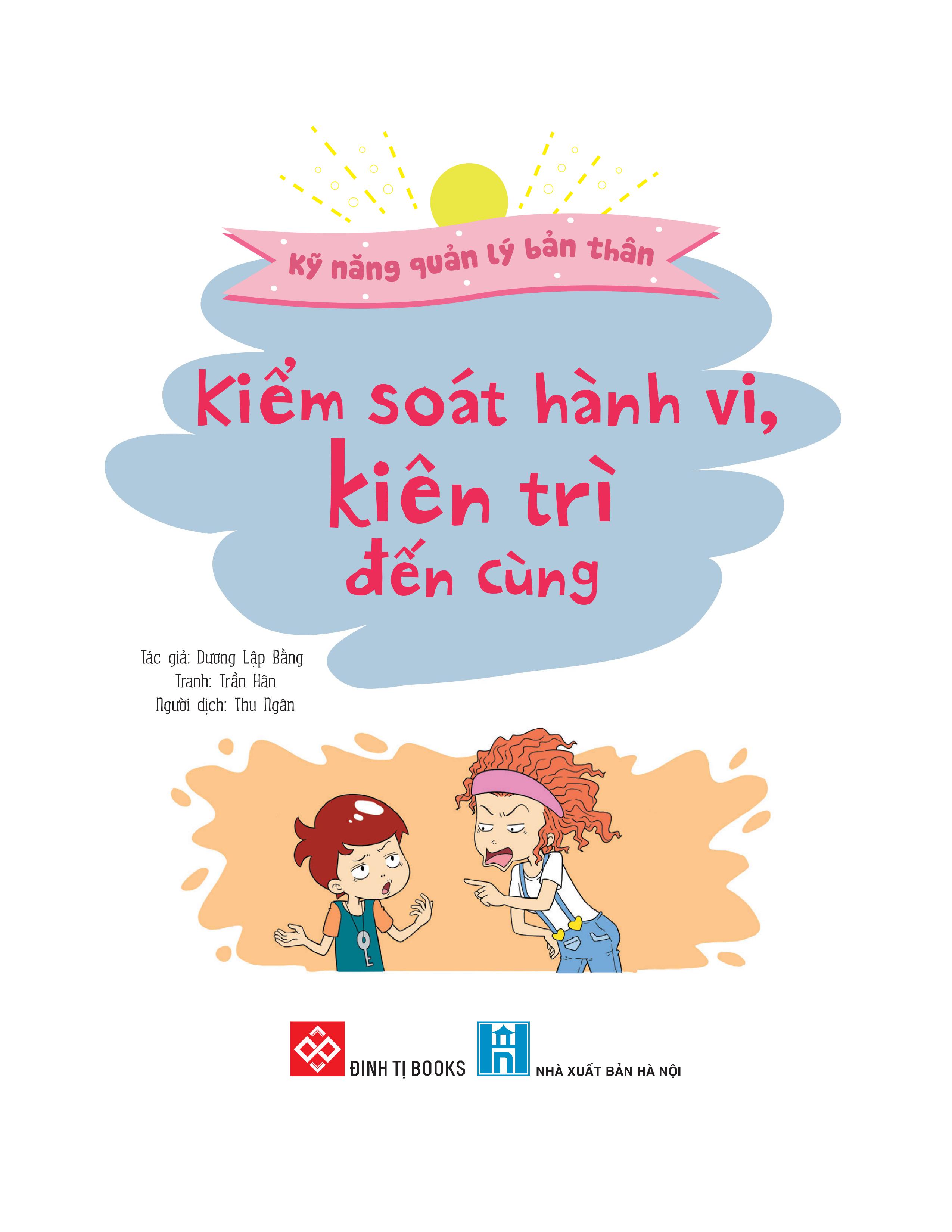 kỹ năng quản lý bản thân - kiểm soát hành vi, kiên trì đến cùng