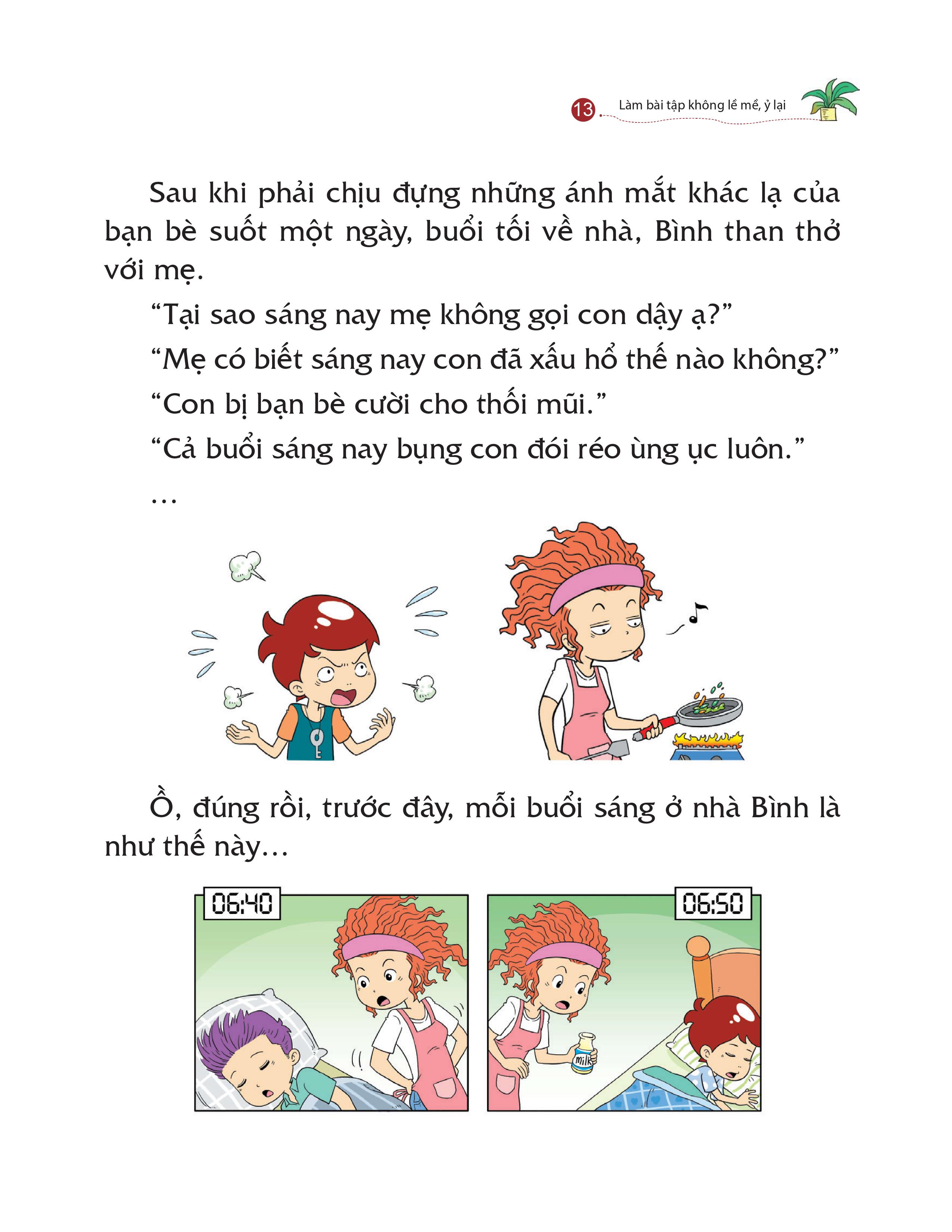 kỹ năng quản lý bản thân - làm bài tập không lề mề, ỷ lại