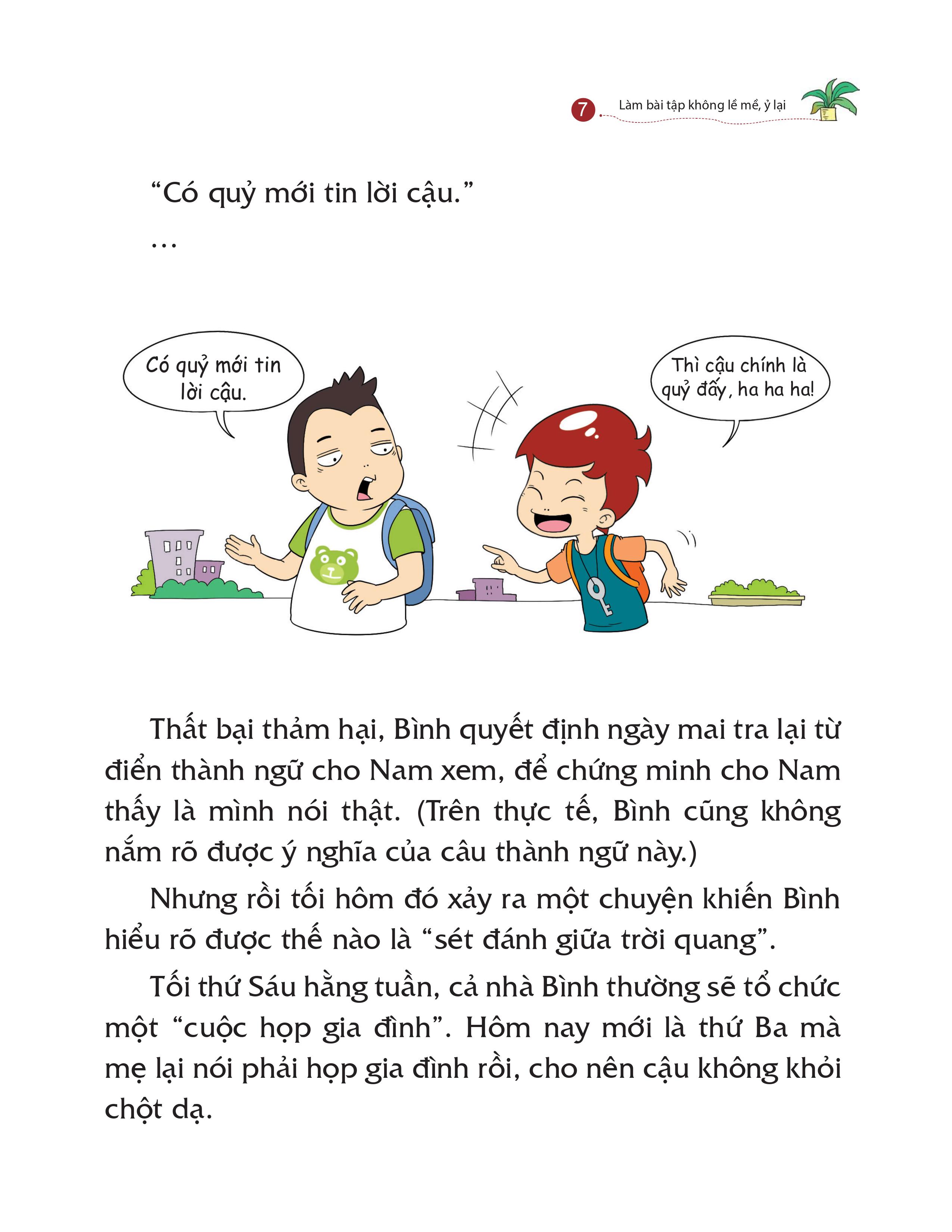 kỹ năng quản lý bản thân - làm bài tập không lề mề, ỷ lại