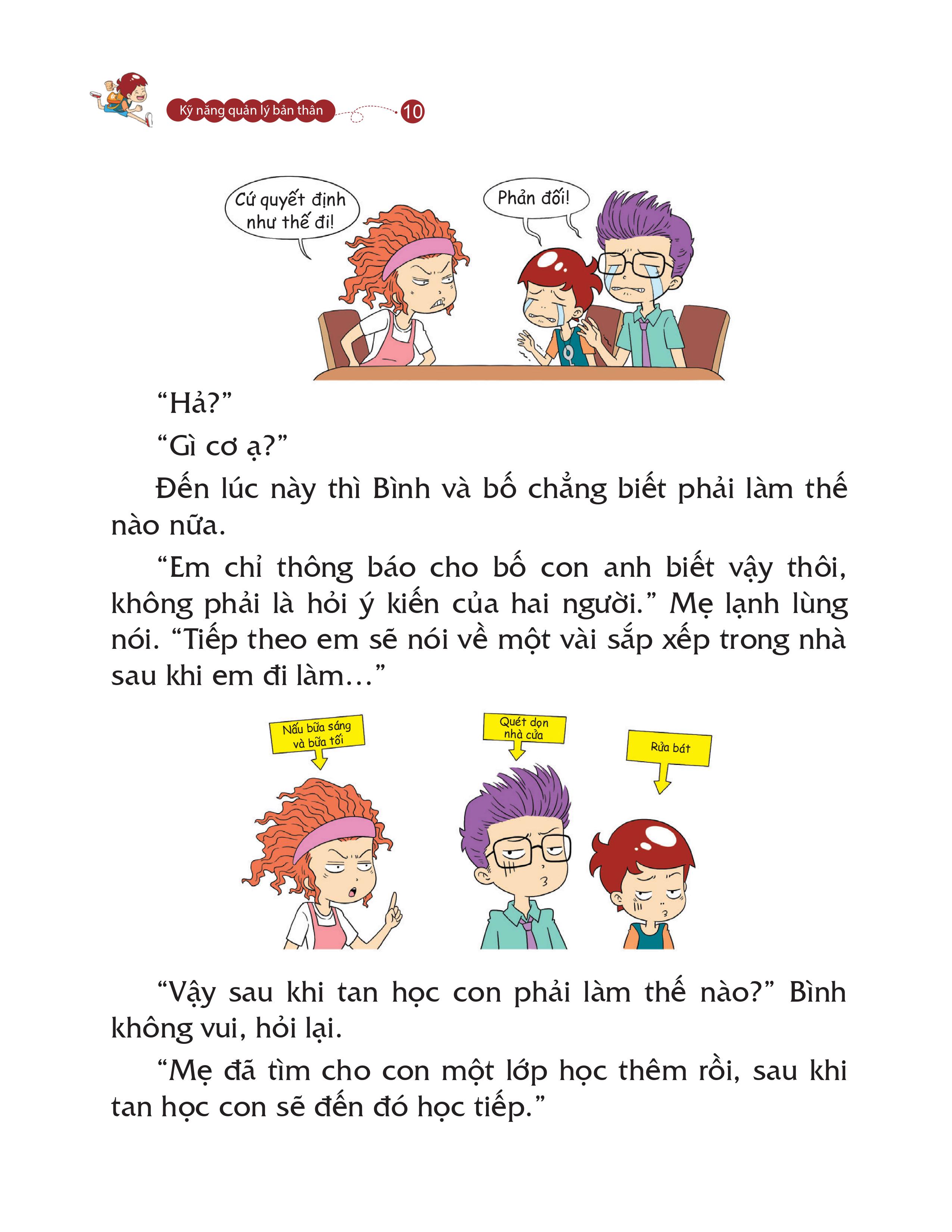 kỹ năng quản lý bản thân - làm bài tập không lề mề, ỷ lại