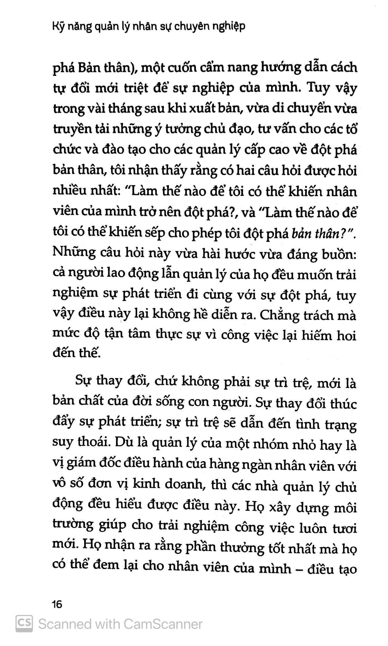 kỹ năng quản lý nhân sự chuyên nghiệp