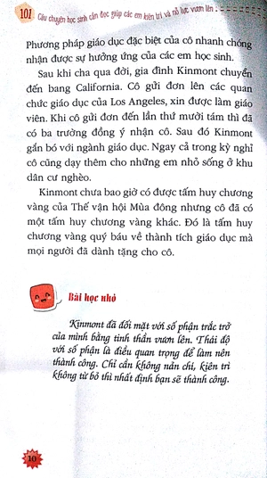 kỹ năng sống - 101 câu chuyện học sinh cần đọc giúp các em kiên trì và nỗ lực vươn lên