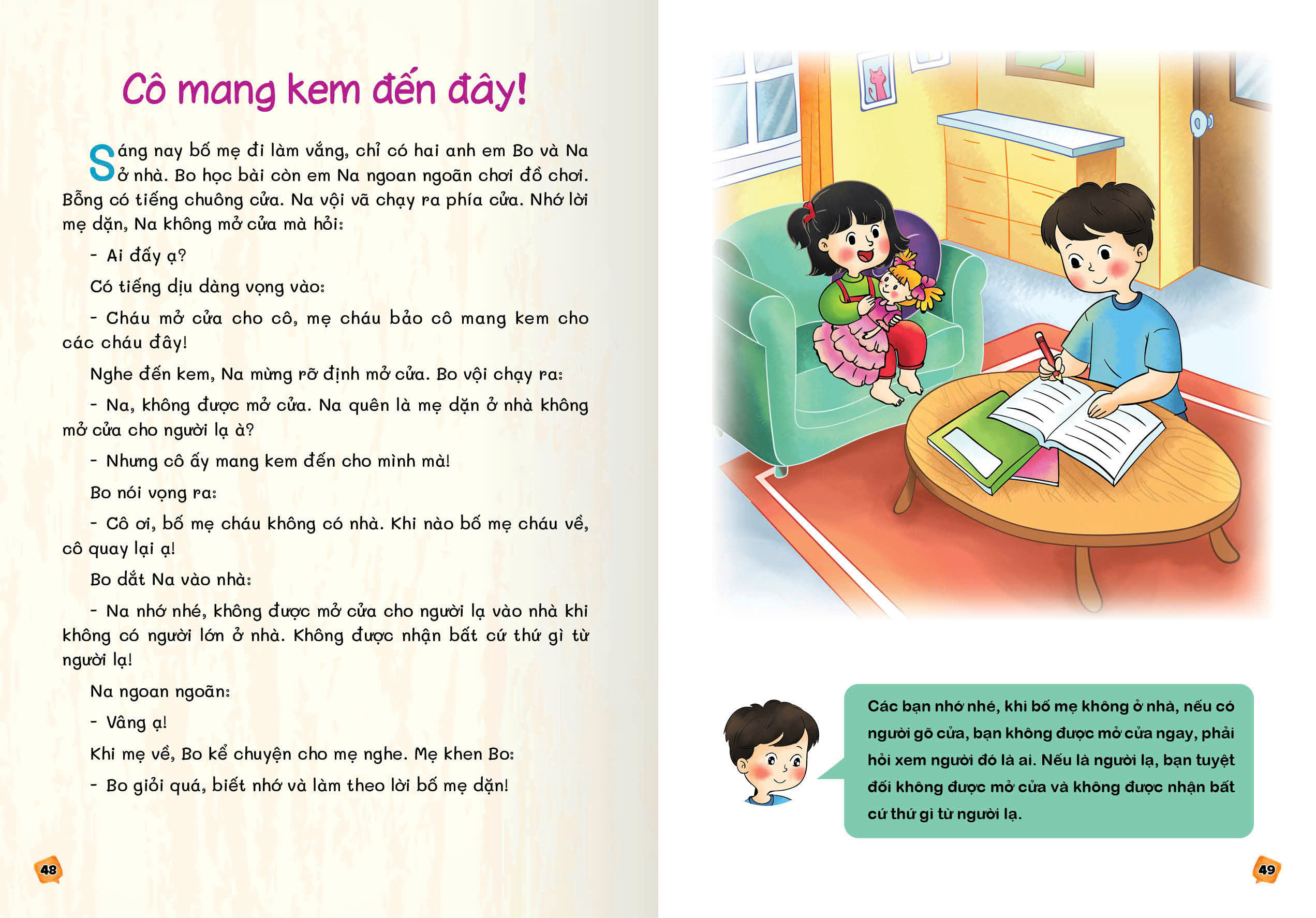 Ky Nang Song An Toan - Cac Quy Tac An Toan Khi Tre O Nha - Tinh Huong Va Cach Xu Ly