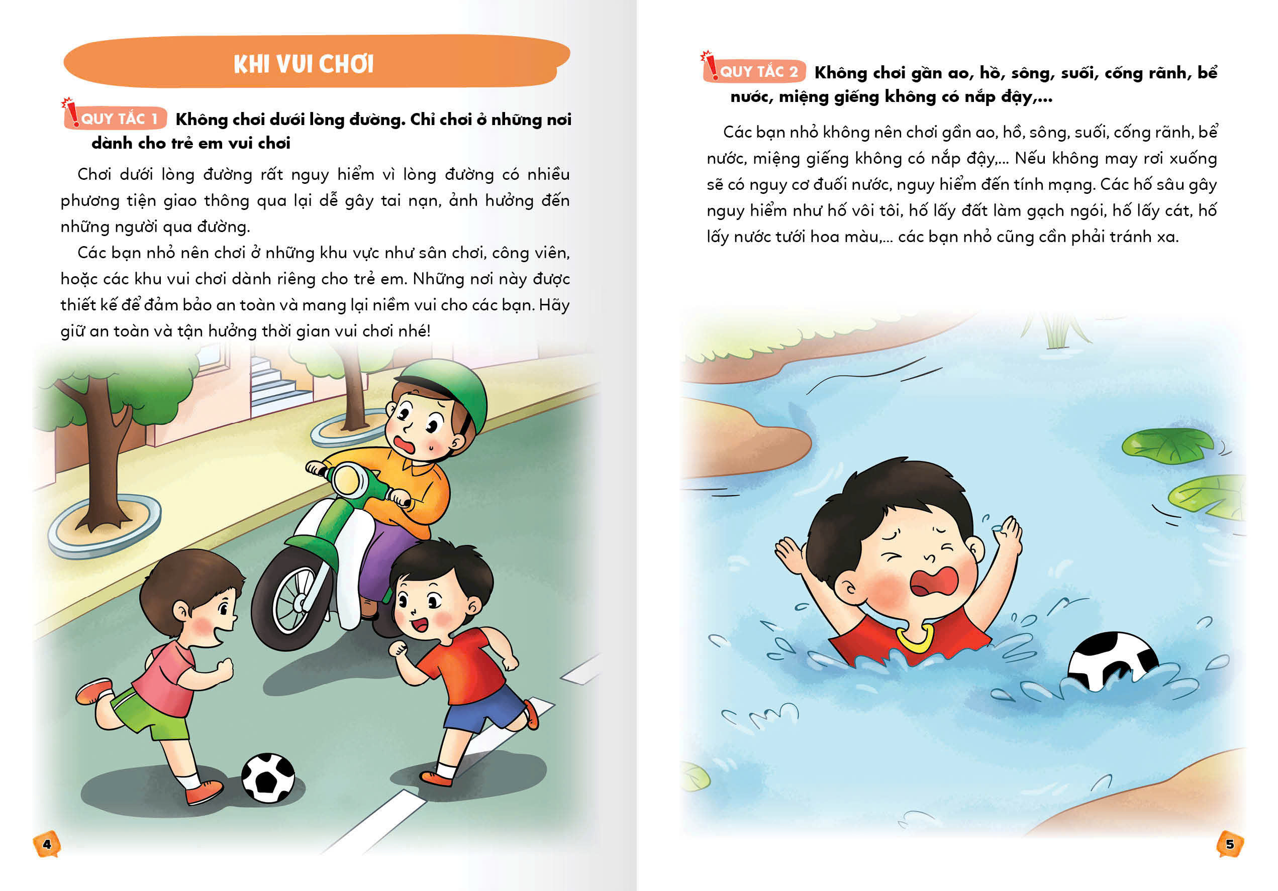 Ky Nang Song An Toan - Cac Quy Tac An Toan Khi Tre O Noi Cong Cong - Tinh Huong Va Cach Xu Ly