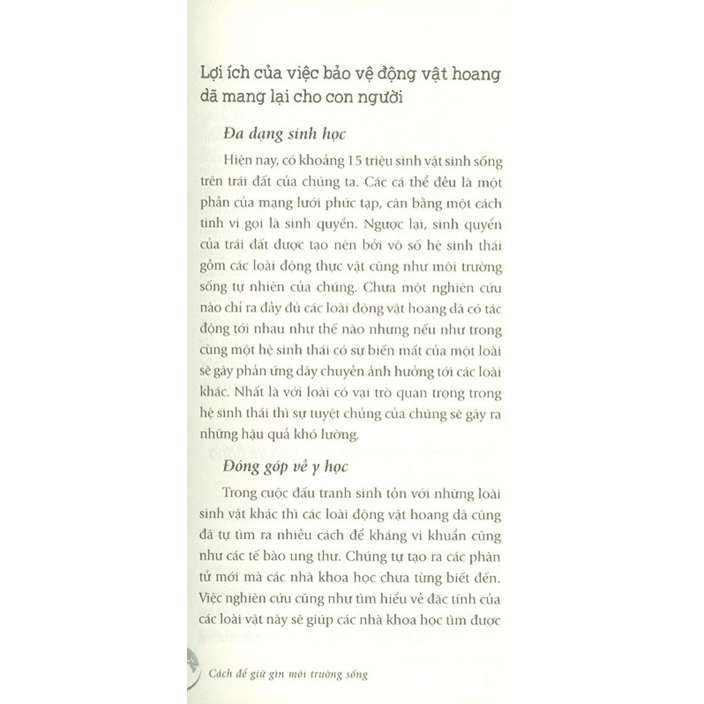 kỹ năng sống - cách để giữ gìn môi trường sống