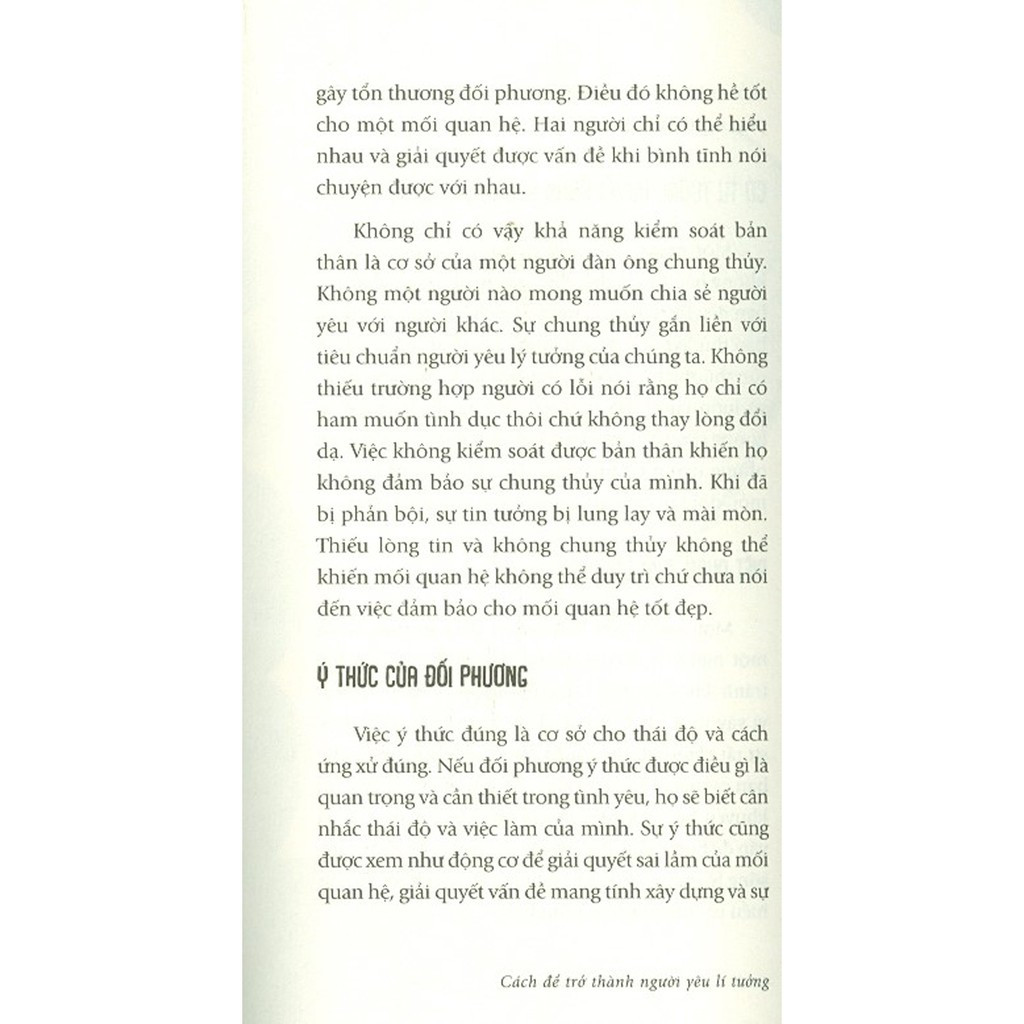 kỹ năng sống - cách để trở thành người yêu lí tưởng