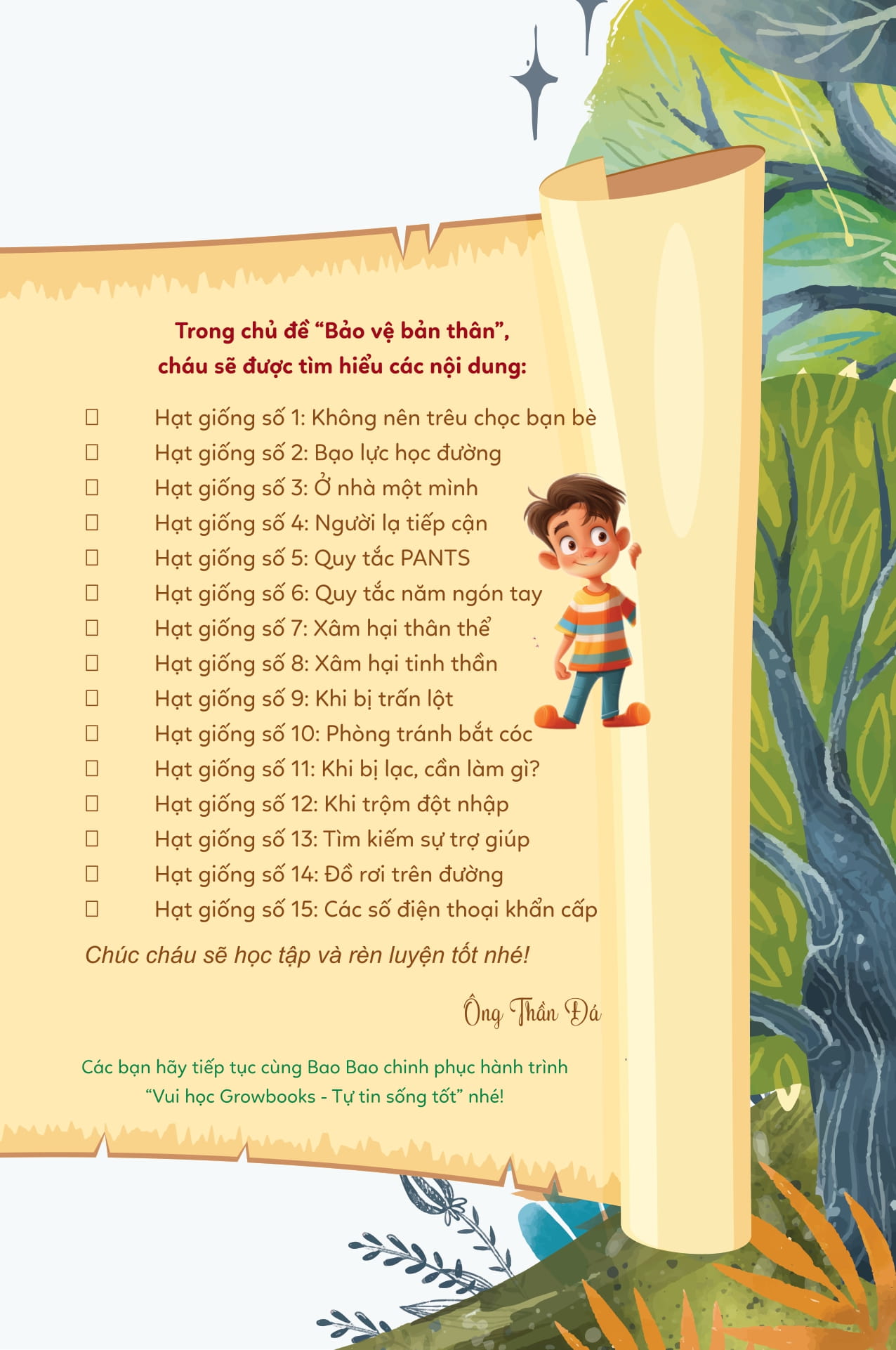 Ky Nang Song Cho Tre Tieu Hoc - Bao Bao Hoc Cach Bao Ve Minh