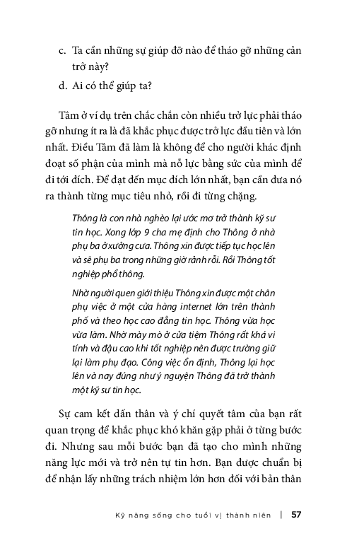 kỹ năng sống cho tuổi vị thành niên
