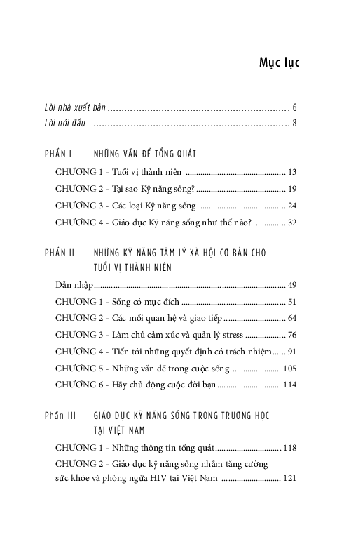 kỹ năng sống cho tuổi vị thành niên