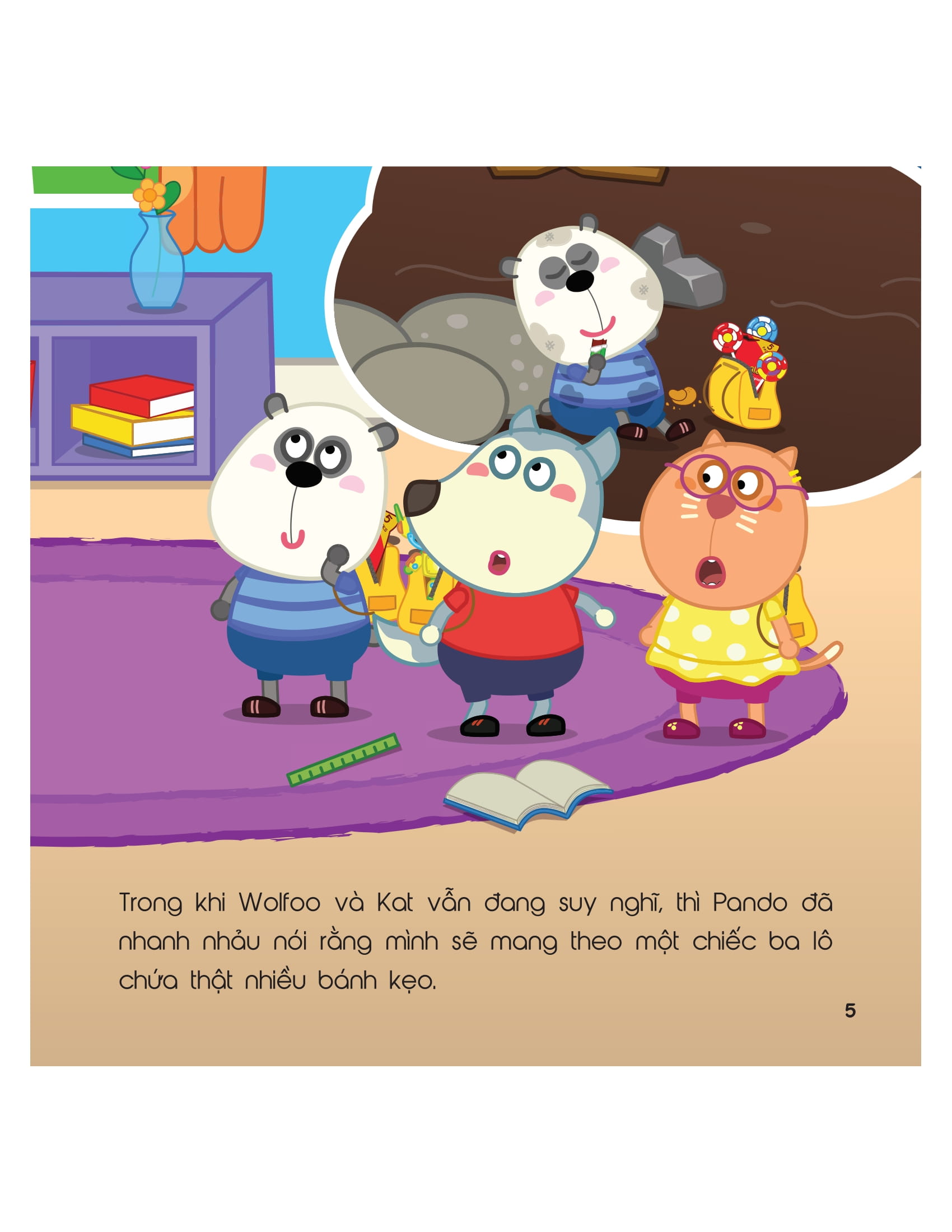 kỹ năng sống - cùng wolfoo rèn kỹ năng an toàn - khi đi xảy ra động đất