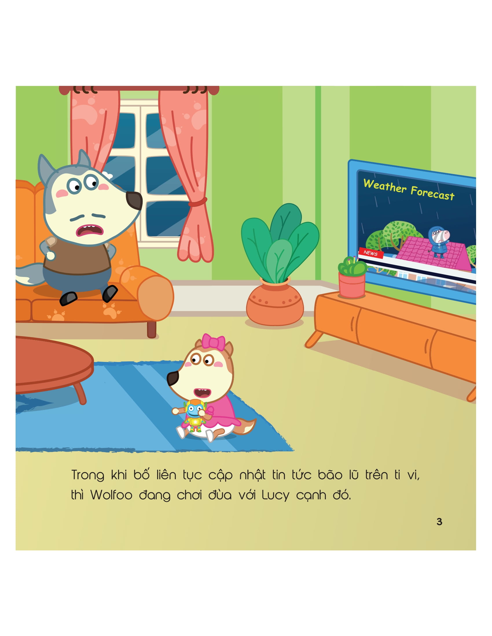 kỹ năng sống - cùng wolfoo rèn kỹ năng an toàn - khi xảy ra lũ lụt